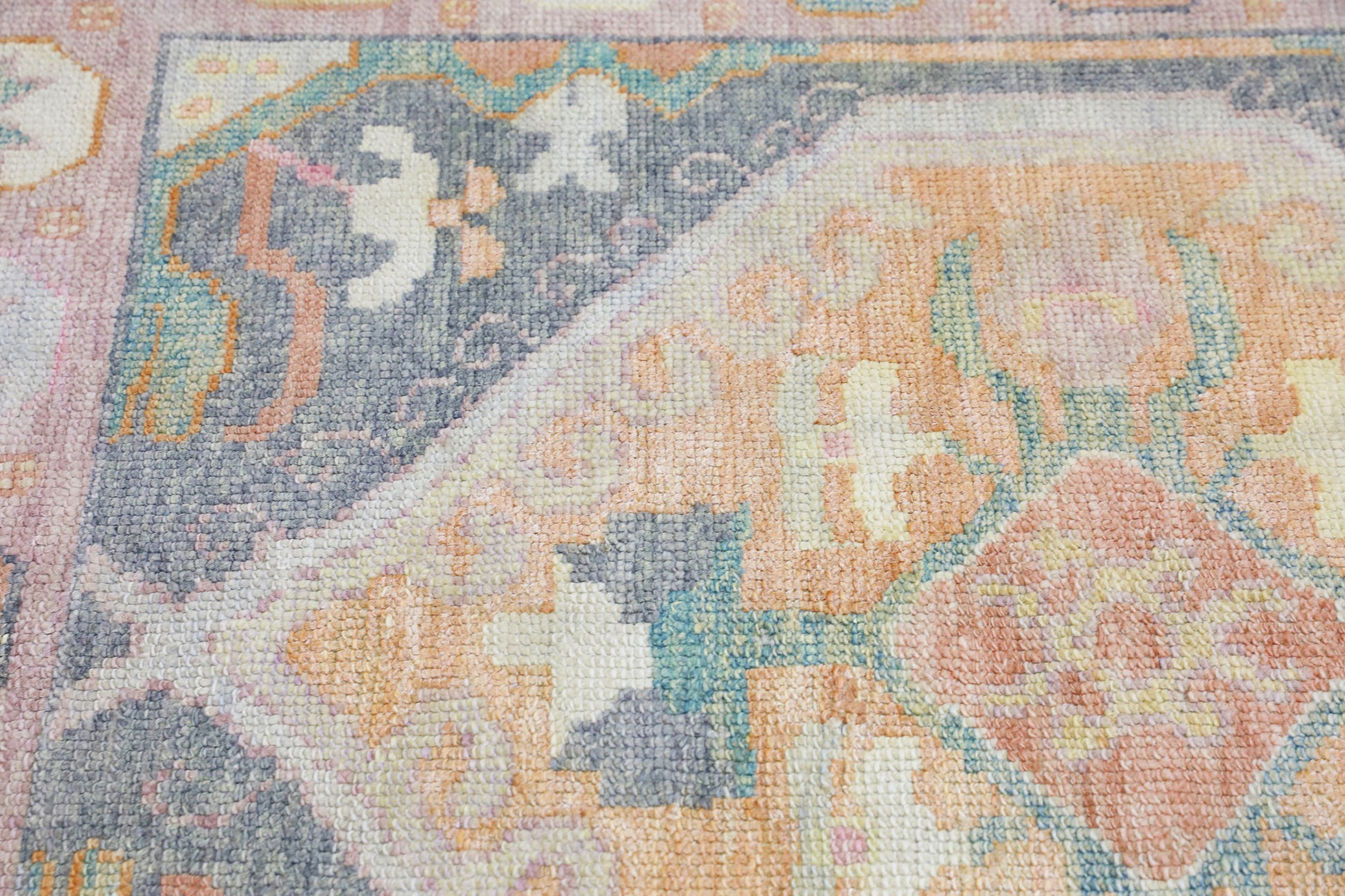 Turkish Oushak Rug 4'2" x 6'3" #4261