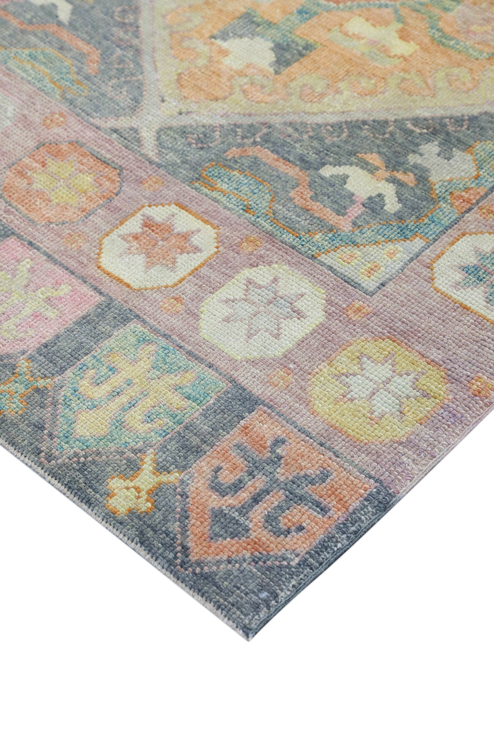 Turkish Oushak Rug 4'2" x 6'3" #4261