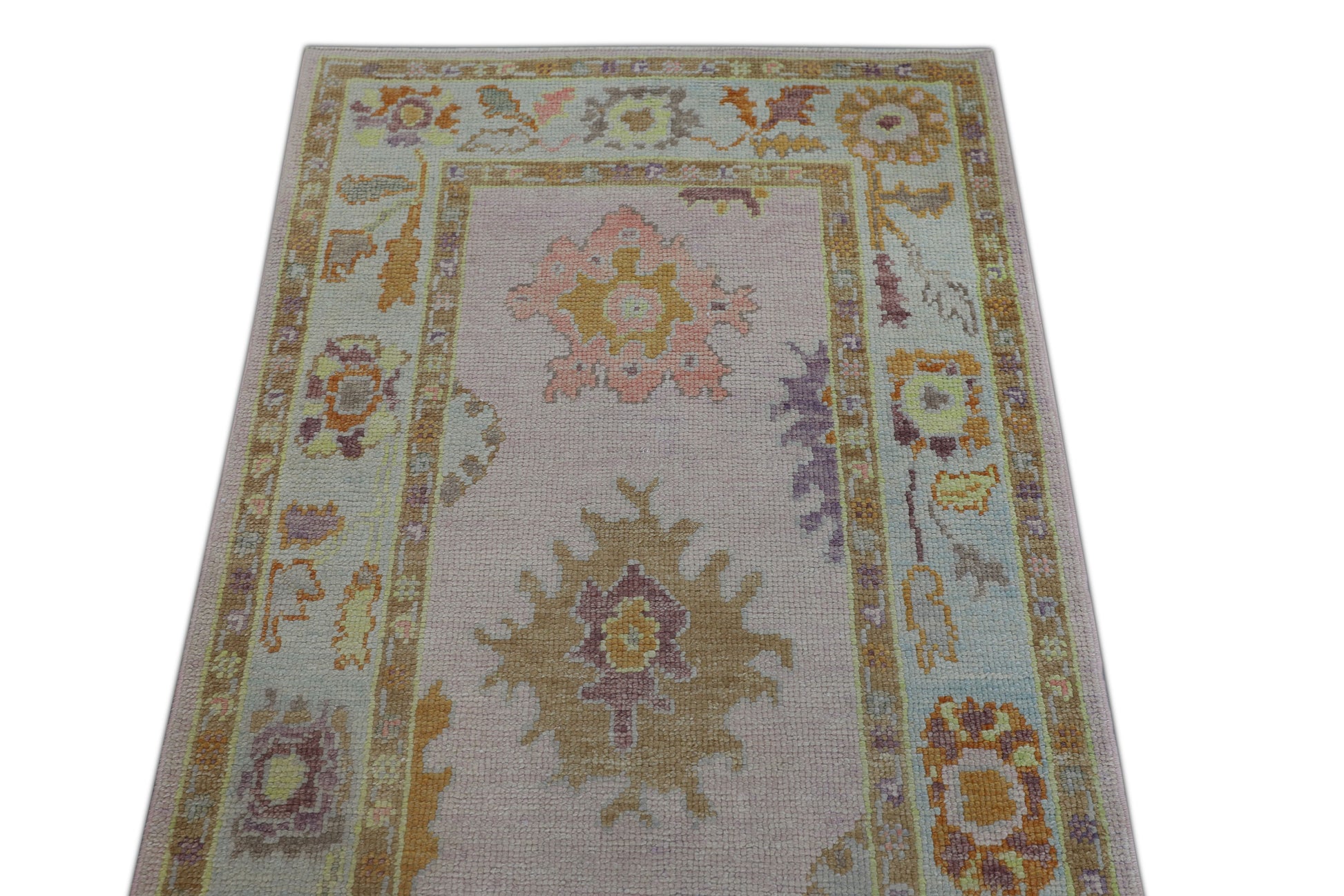 Turkish Oushak Rug 3' x 10'7" #83