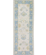 Turkish Oushak Rug 2'5" x 6'4" #4107