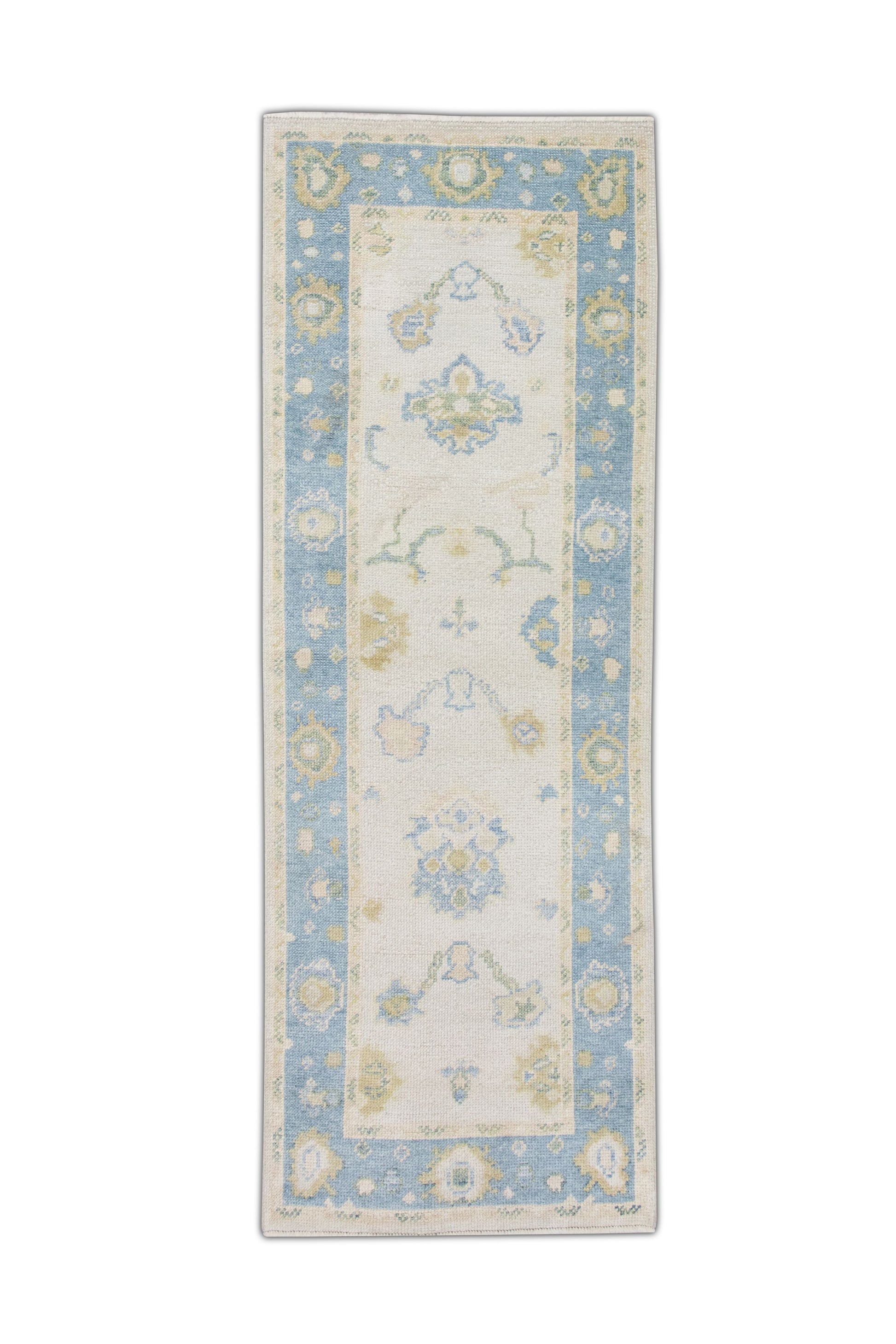 Turkish Oushak Rug 2'5" x 6'4" #4107