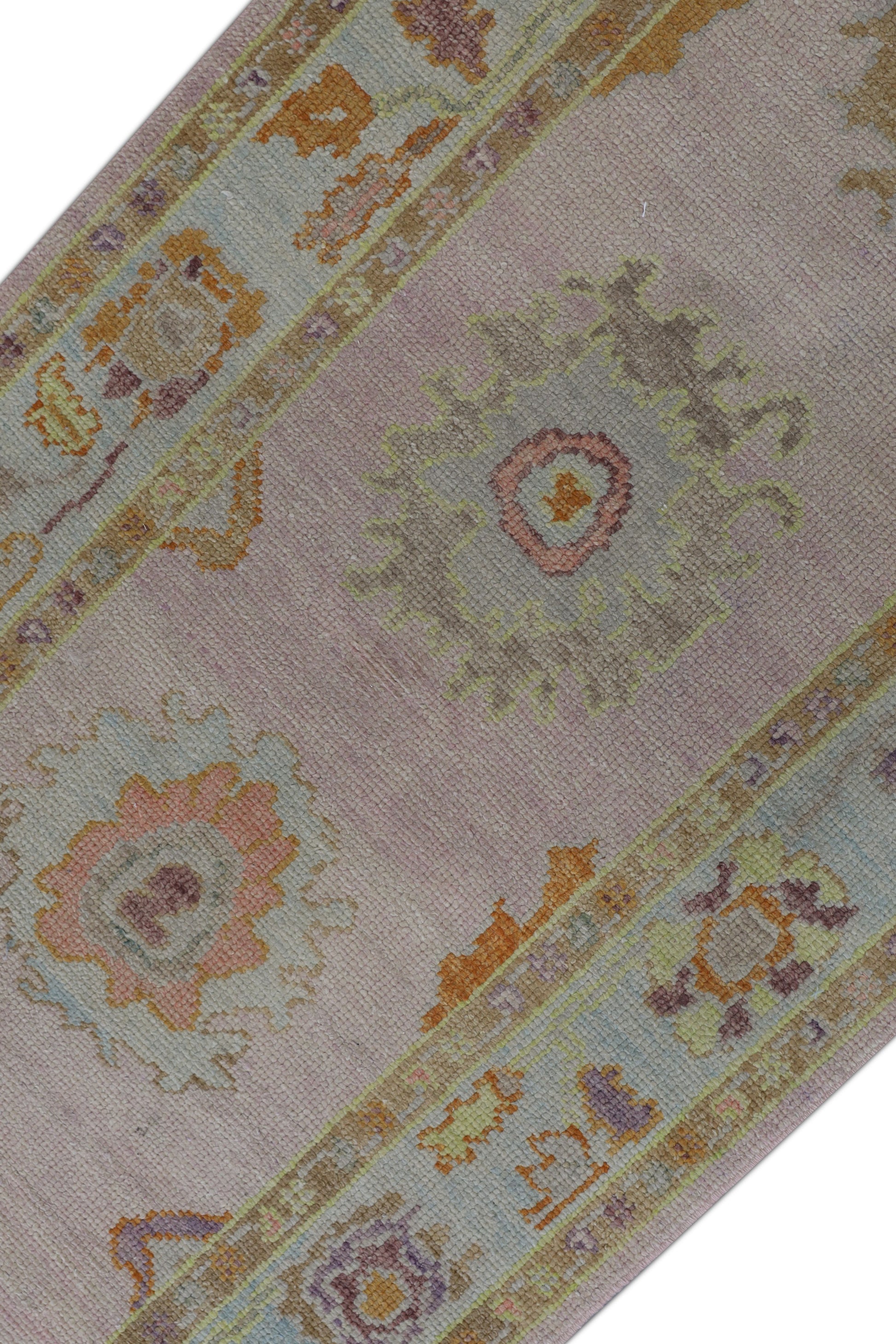 Turkish Oushak Rug 3' x 10'7" #83