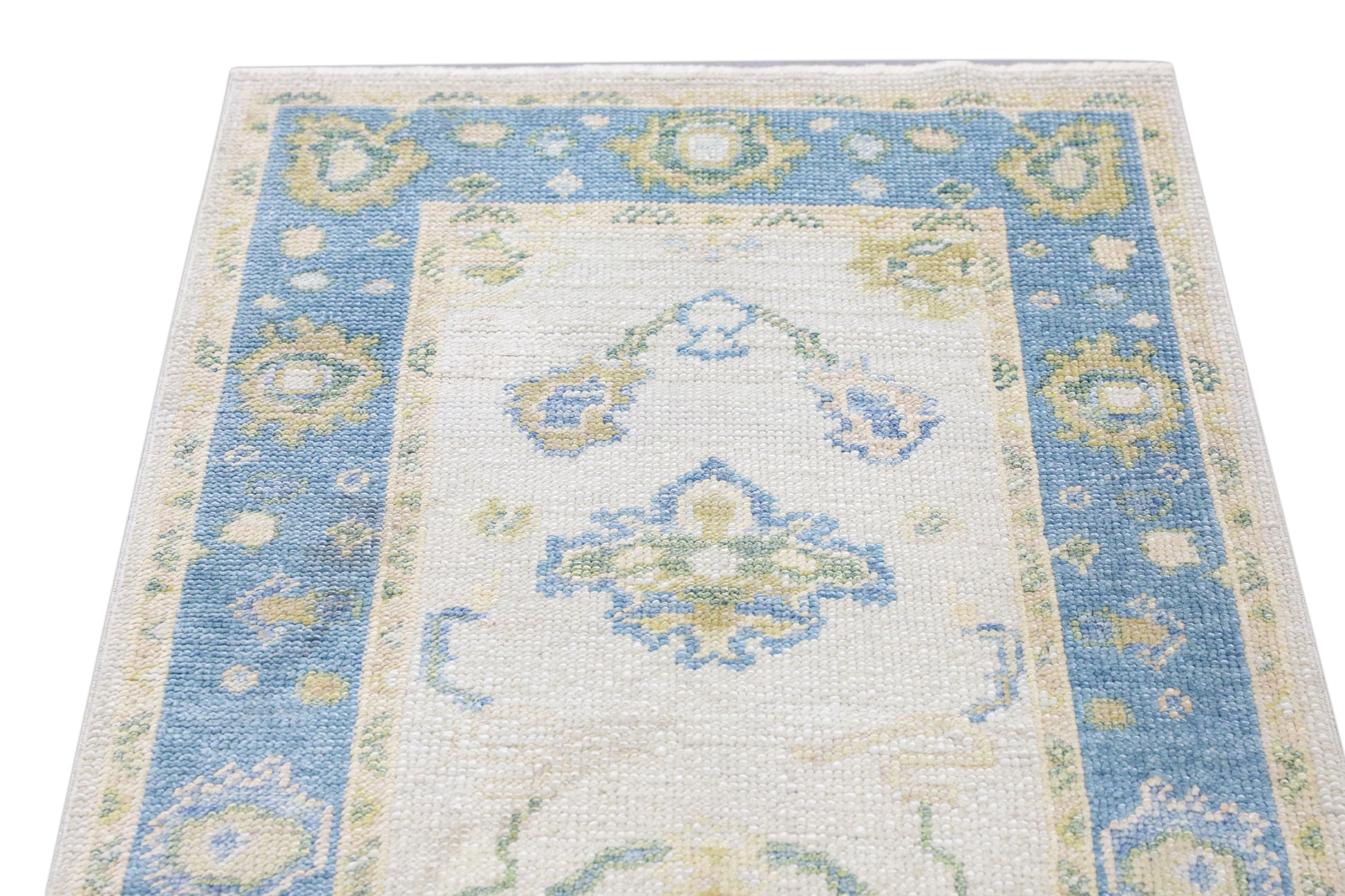 Turkish Oushak Rug 2'5" x 6'4" #4107