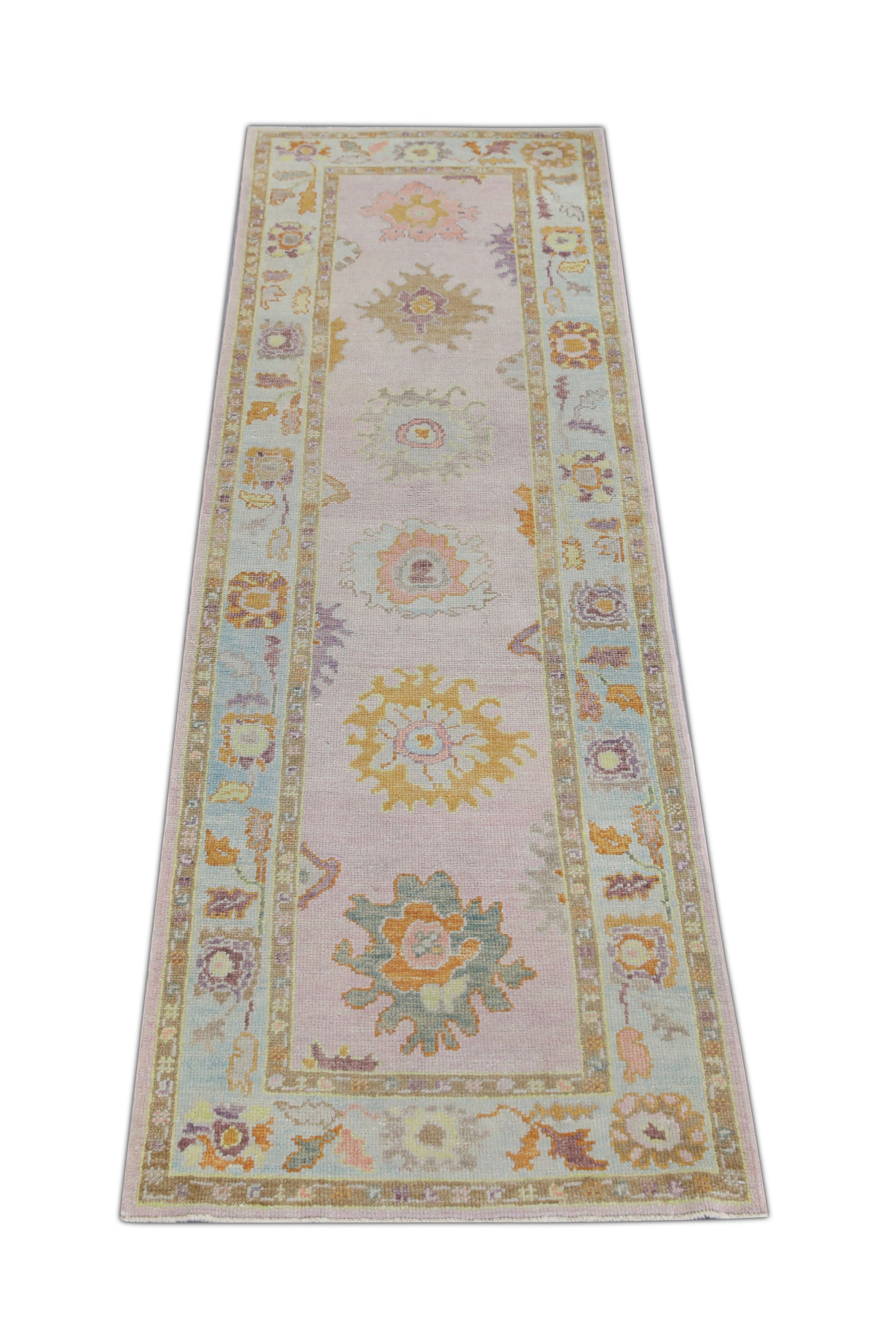 Turkish Oushak Rug 3' x 10'7" #83