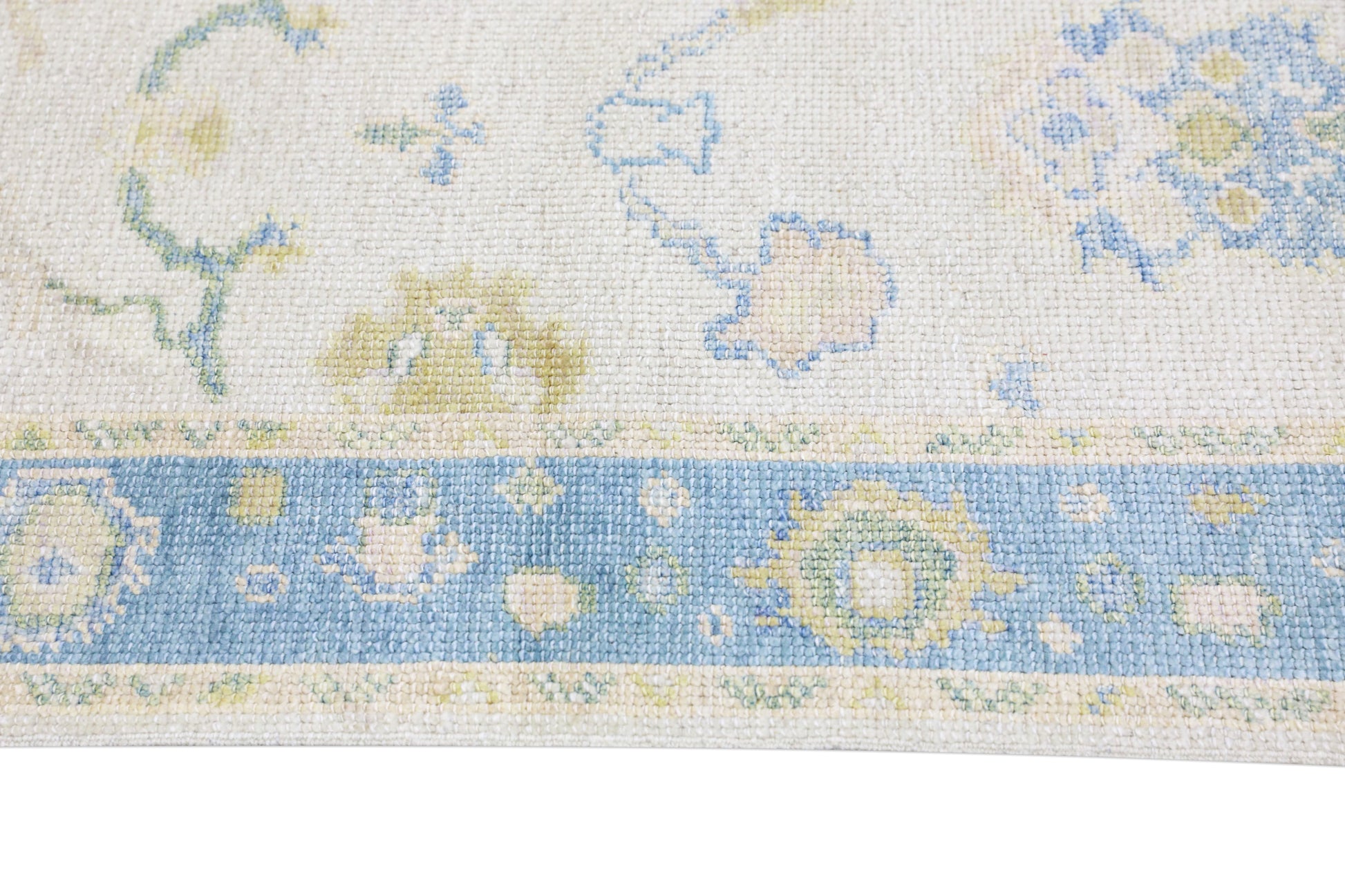 Turkish Oushak Rug 2'5" x 6'4" #4107