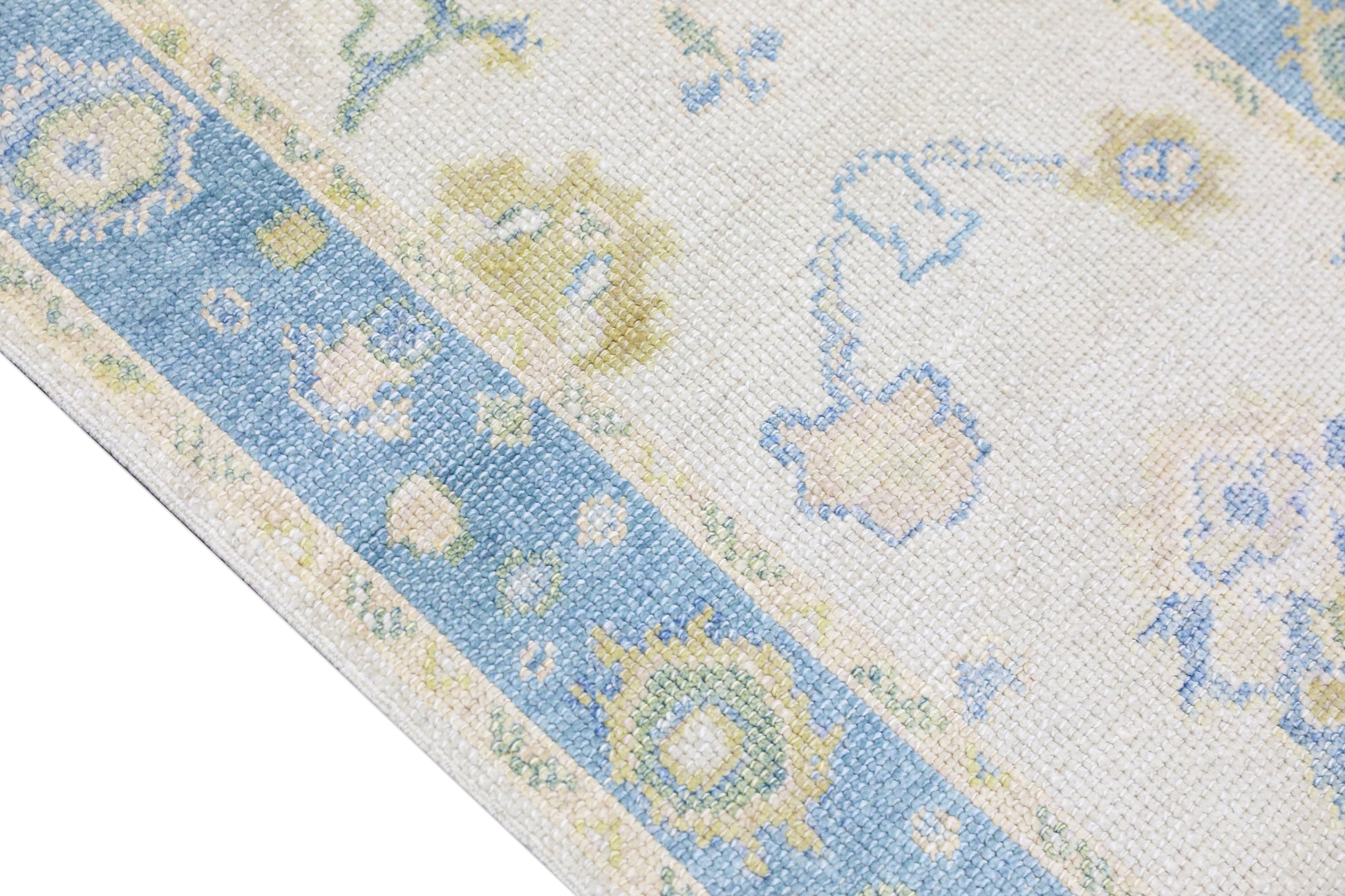 Turkish Oushak Rug 2'5" x 6'4" #4107