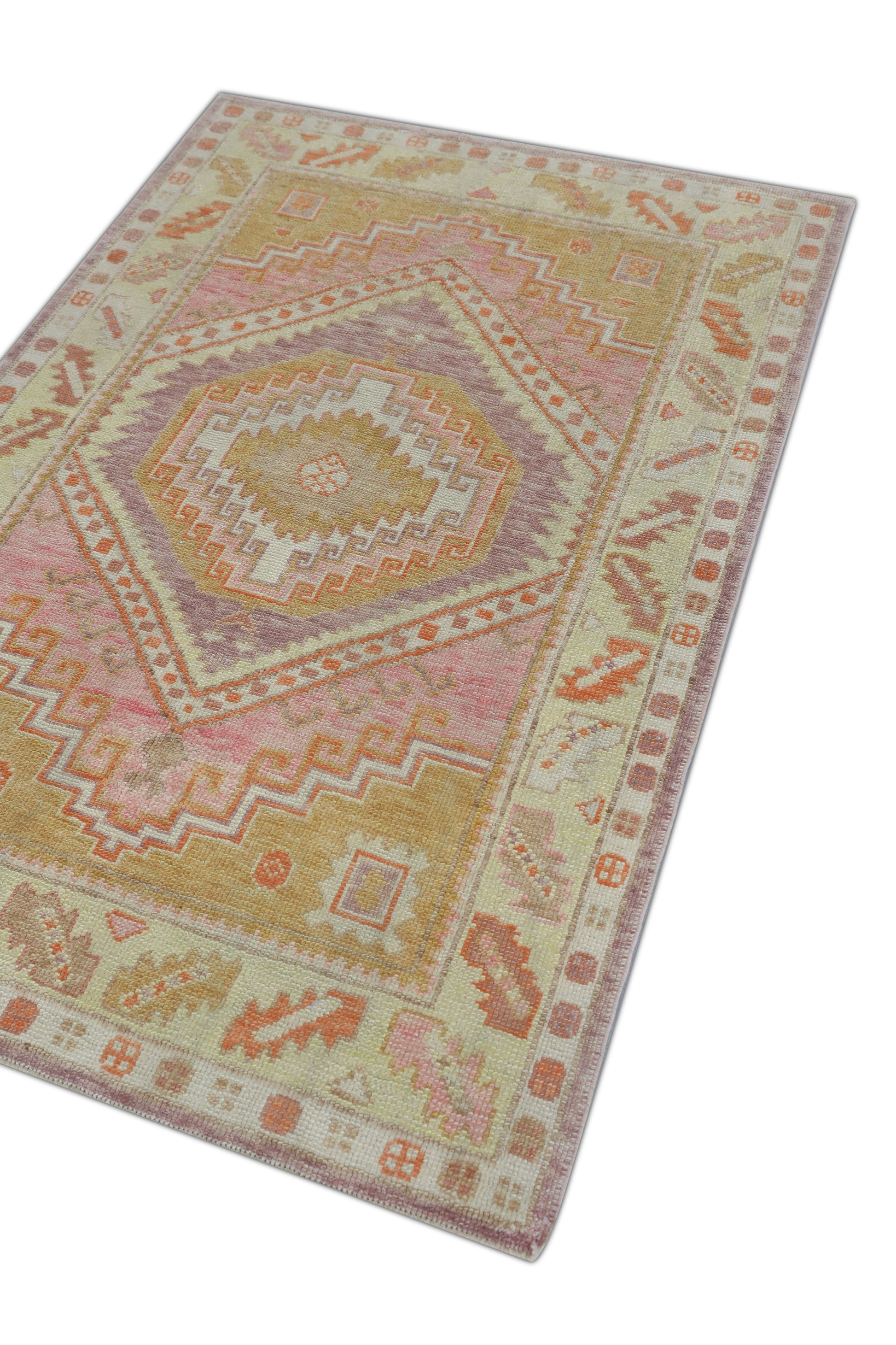Turkish Oushak Rug 4'1" x 6' #481C