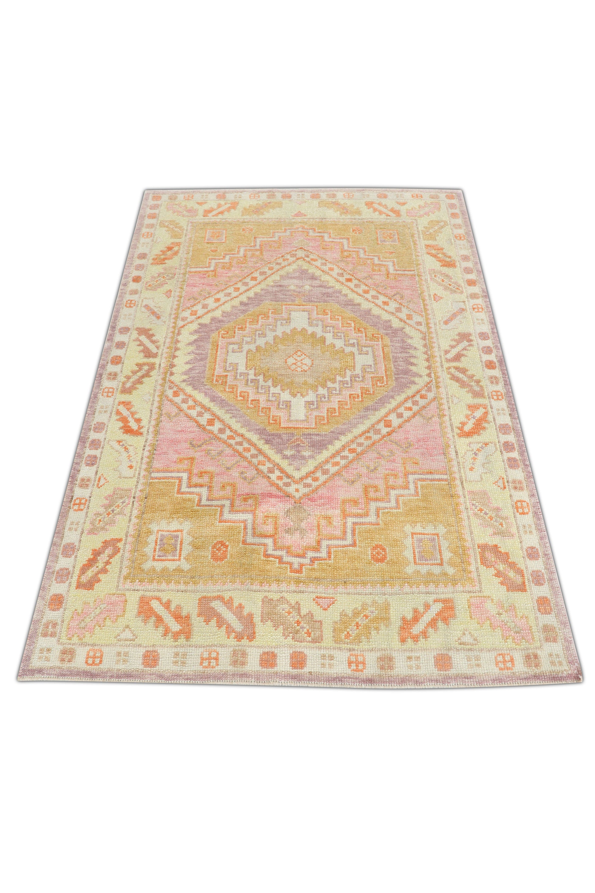 Turkish Oushak Rug 4'1" x 6' #481C