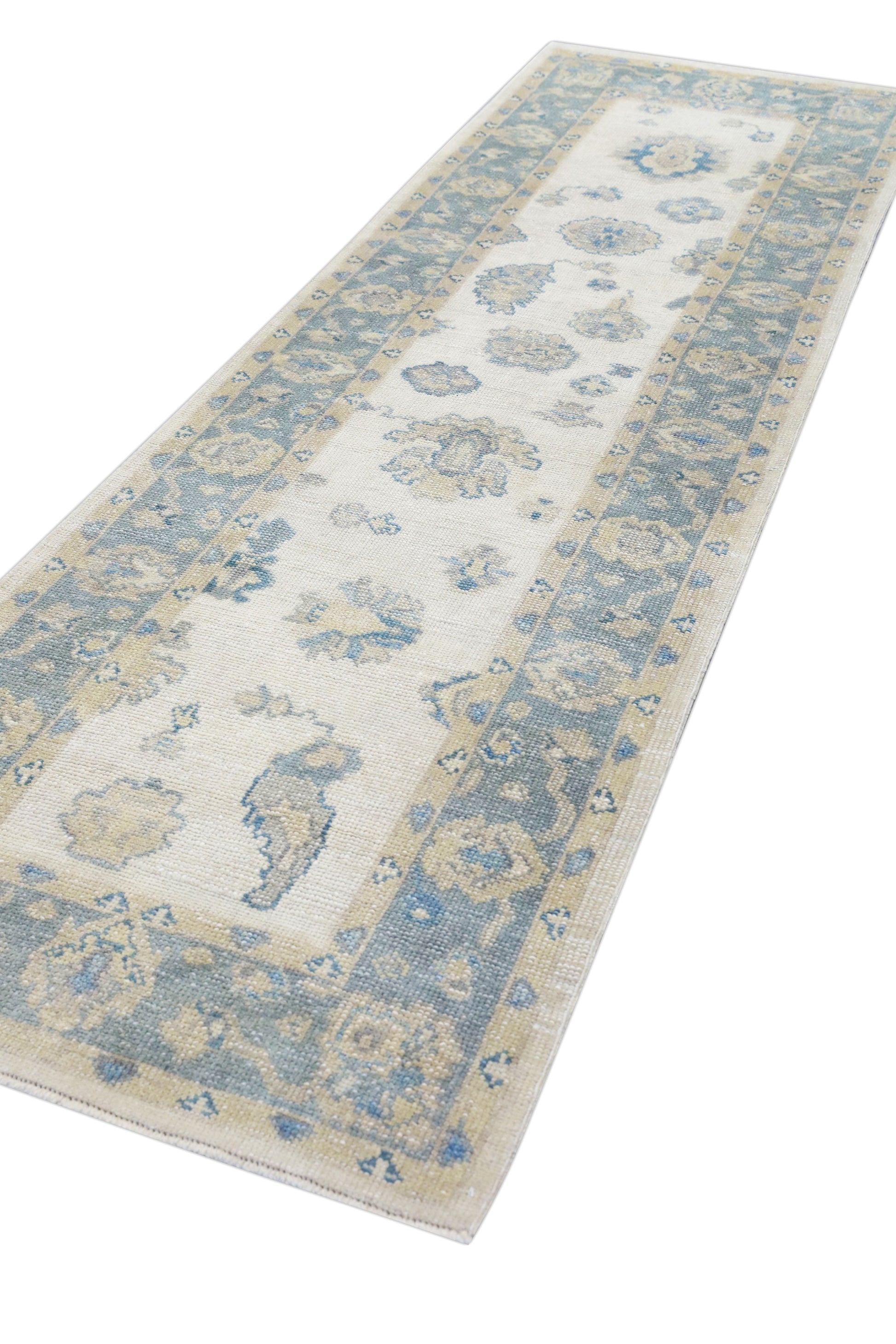 Turkish Oushak Rug 2'11" x 9'2" #4102