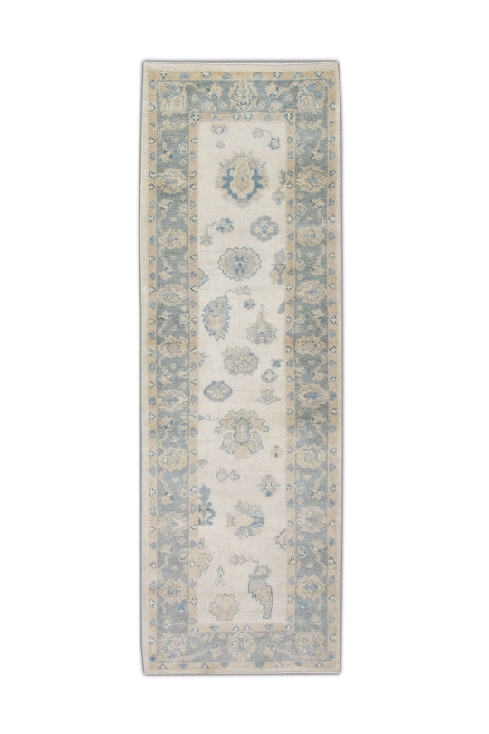 #4102 Turkish Oushak 2'11" x 9'2"