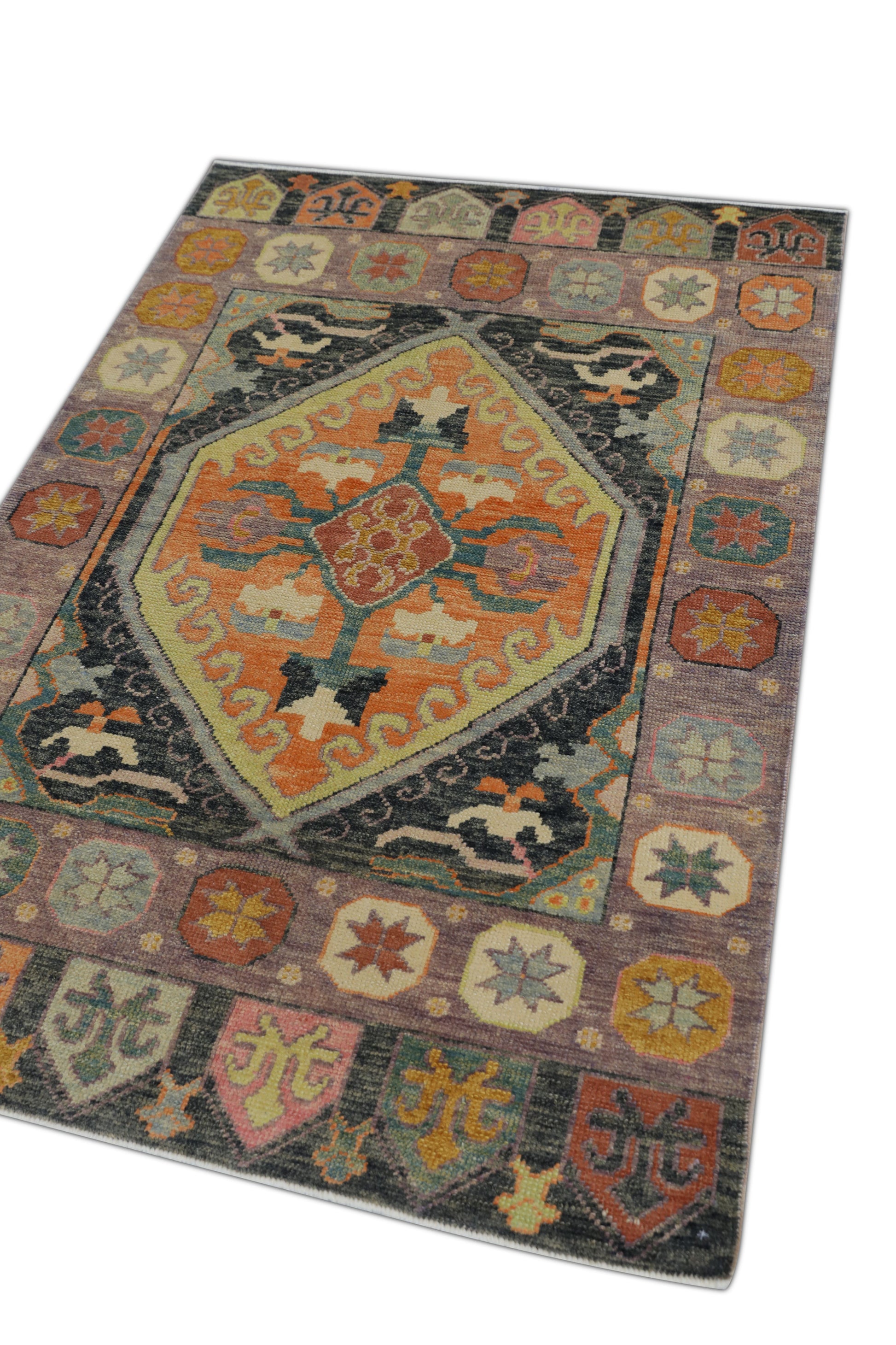 Turkish Oushak Rug 4' x 5'11" #343