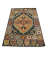 Turkish Oushak Rug 4' x 5'11" #343