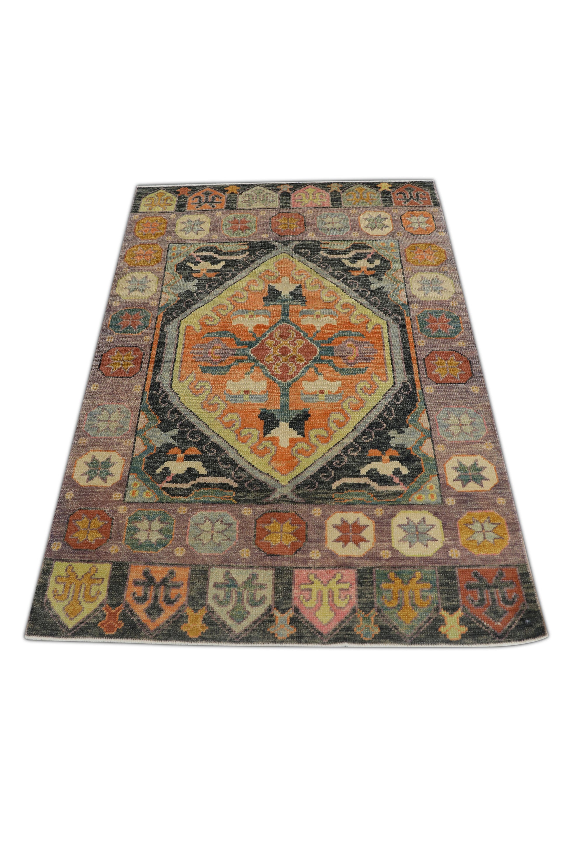 Turkish Oushak Rug 4' x 5'11" #343