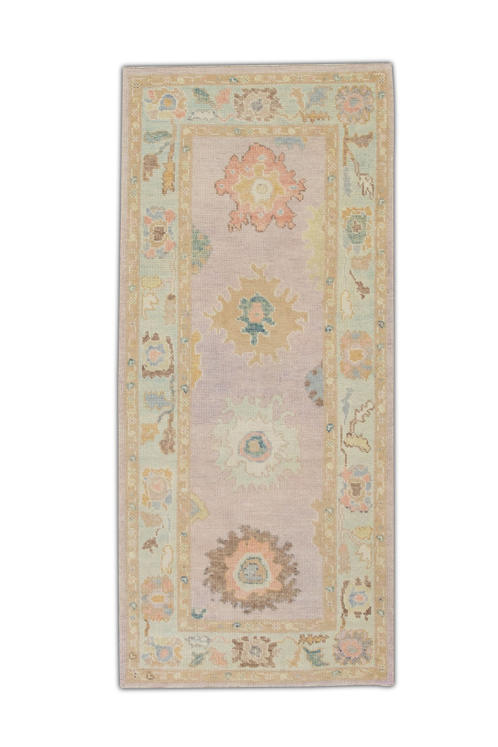 Turkish Oushak Rug 3' x 6'11" #4389