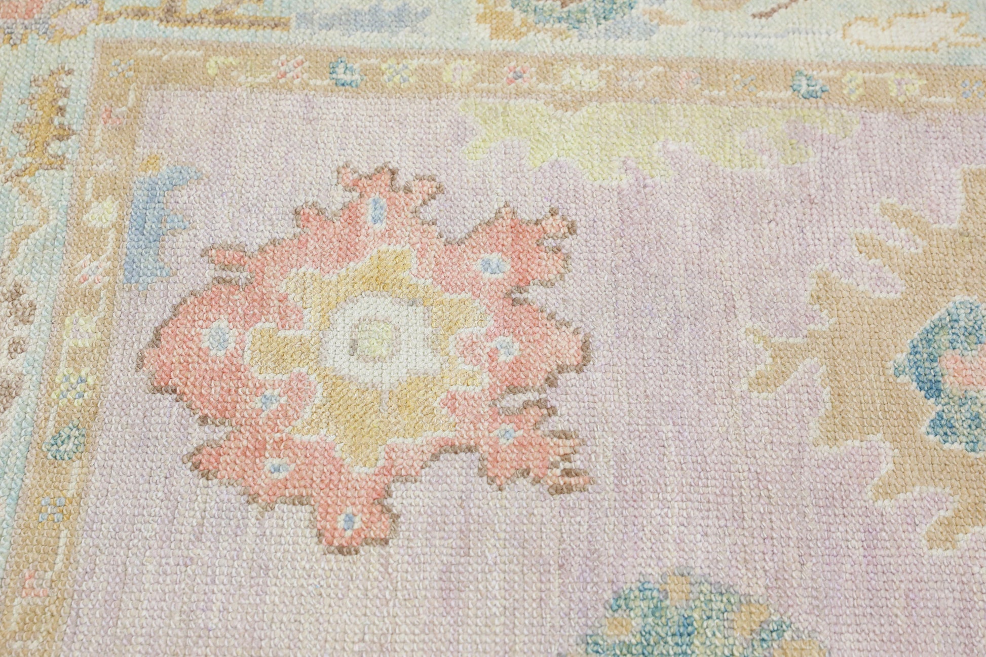 Turkish Oushak Rug 3' x 6'11" #4389