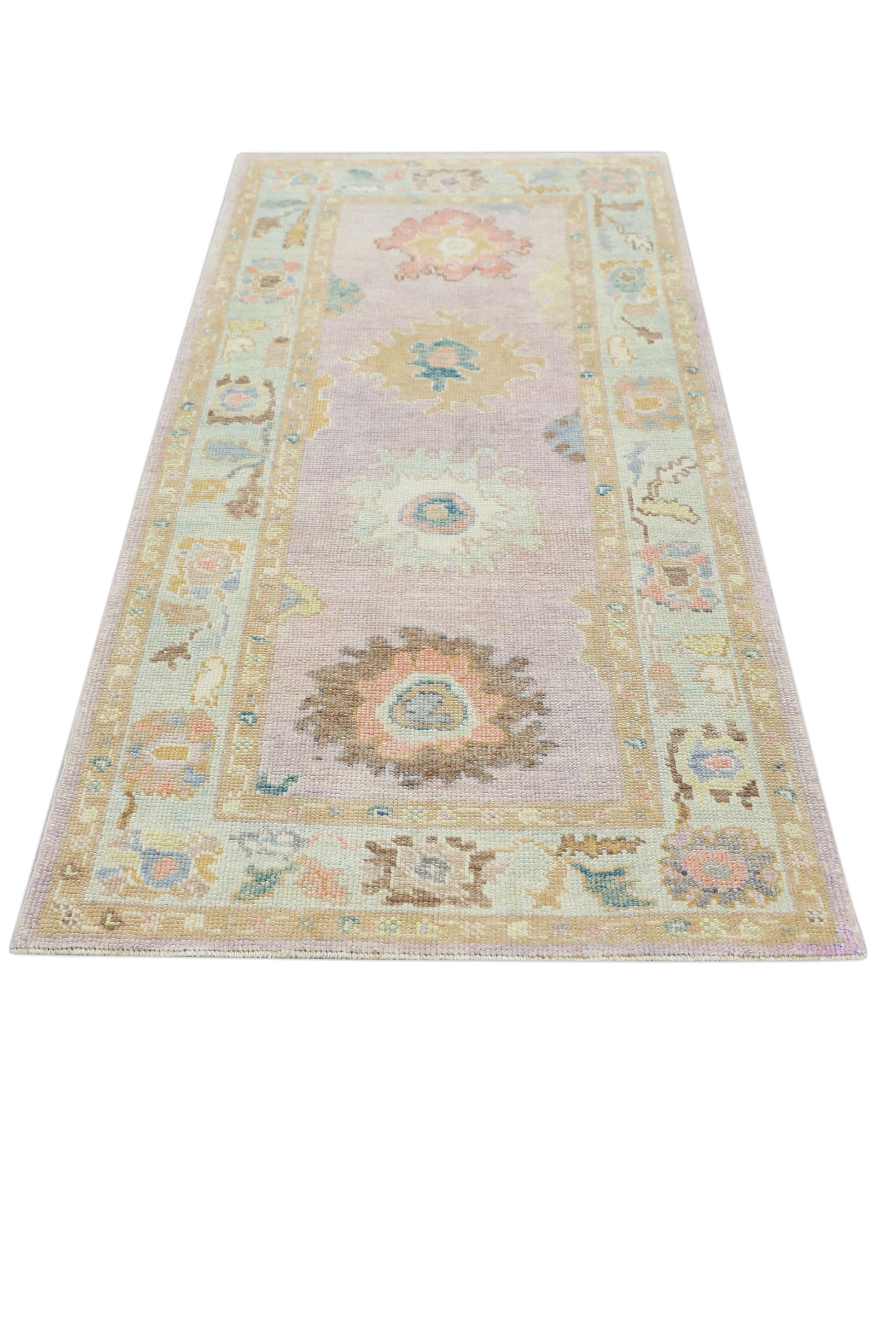 Turkish Oushak Rug 3' x 6'11" #4389