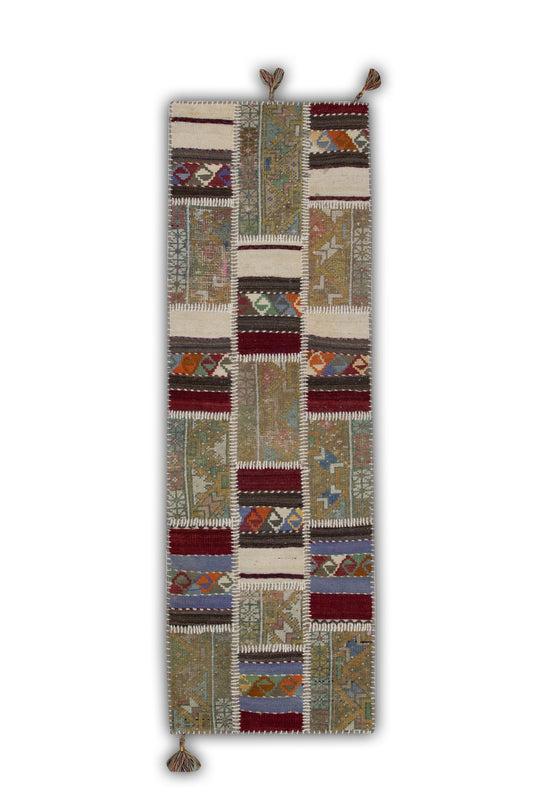 #448 Turkish Vintage Anatolian Rug  1'11" x 5'11"