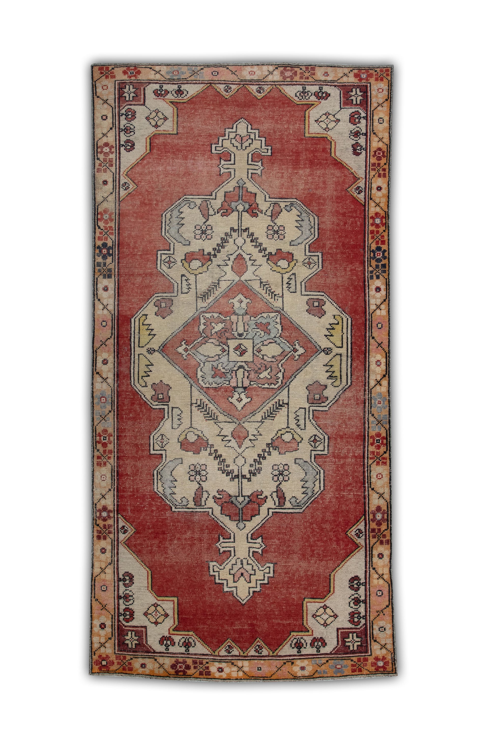 Turkish Vintage Anatolian Rug  4' x 8' #441