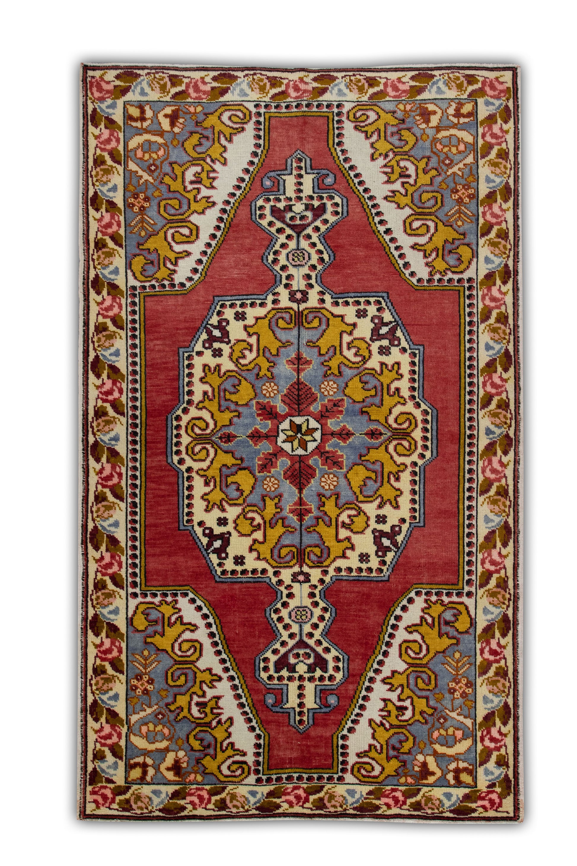 Turkish Vintage Anatolian Rug  4'8" x 8' #442