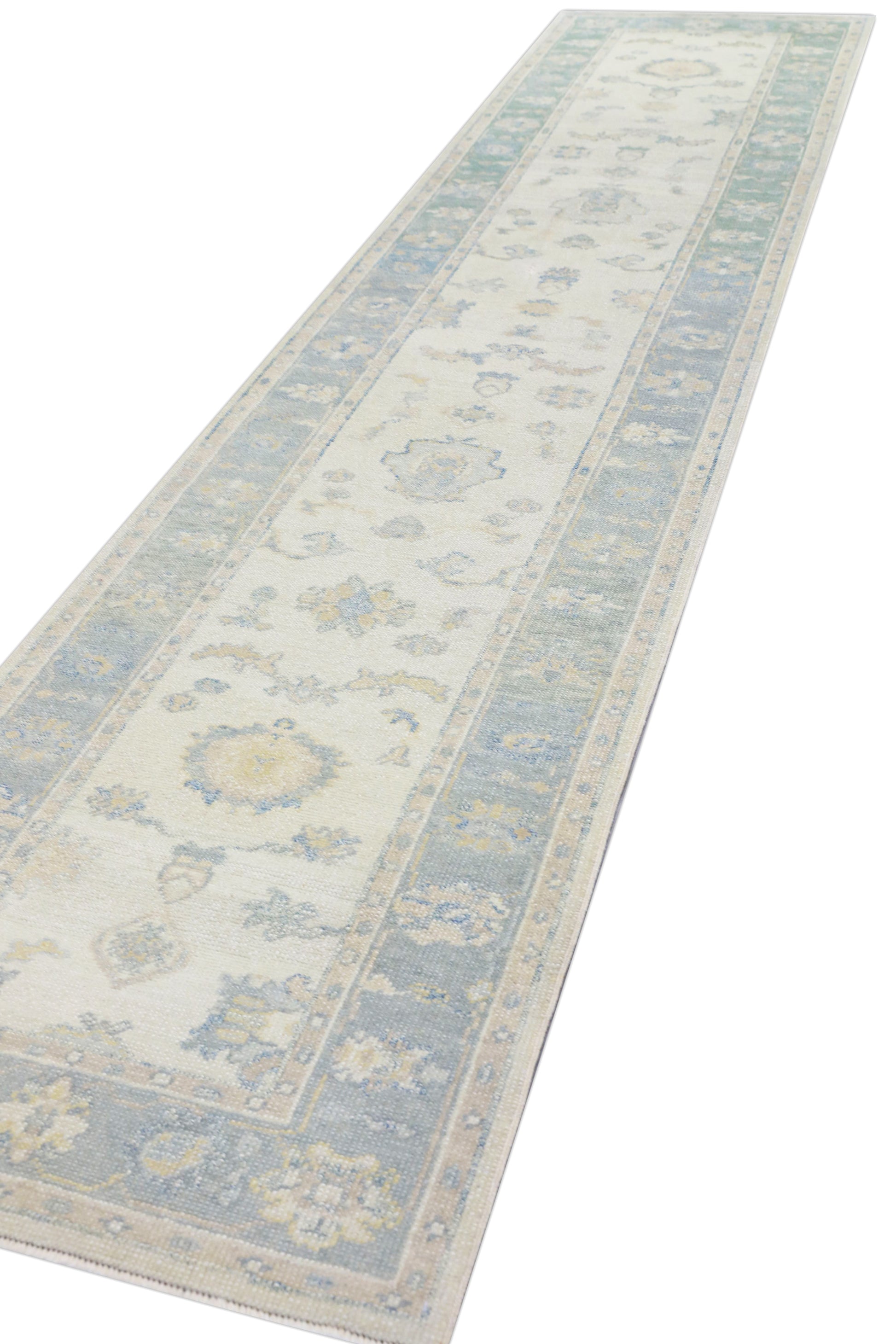 Turkish Oushak Rug 2'10" x 12'4" #4040