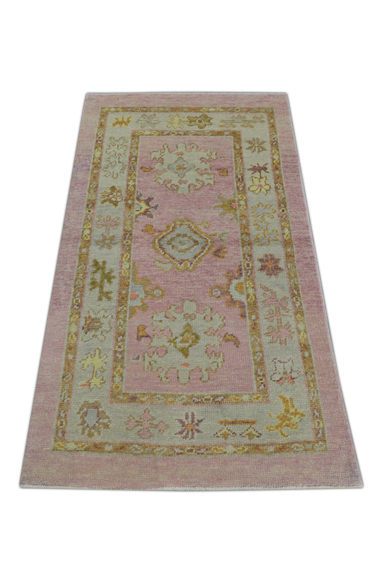 #129 Turkish Oushak 2'9"x 5'1"