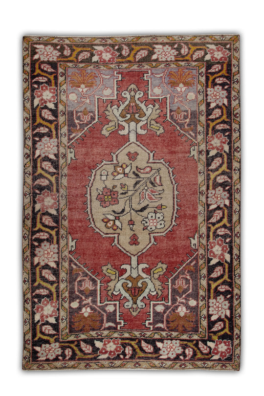 #312 Turkish Vintage Anatolian Rug  5' x 7'8"