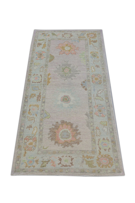 #1183 Turkish Oushak 3'1" x 6'7"