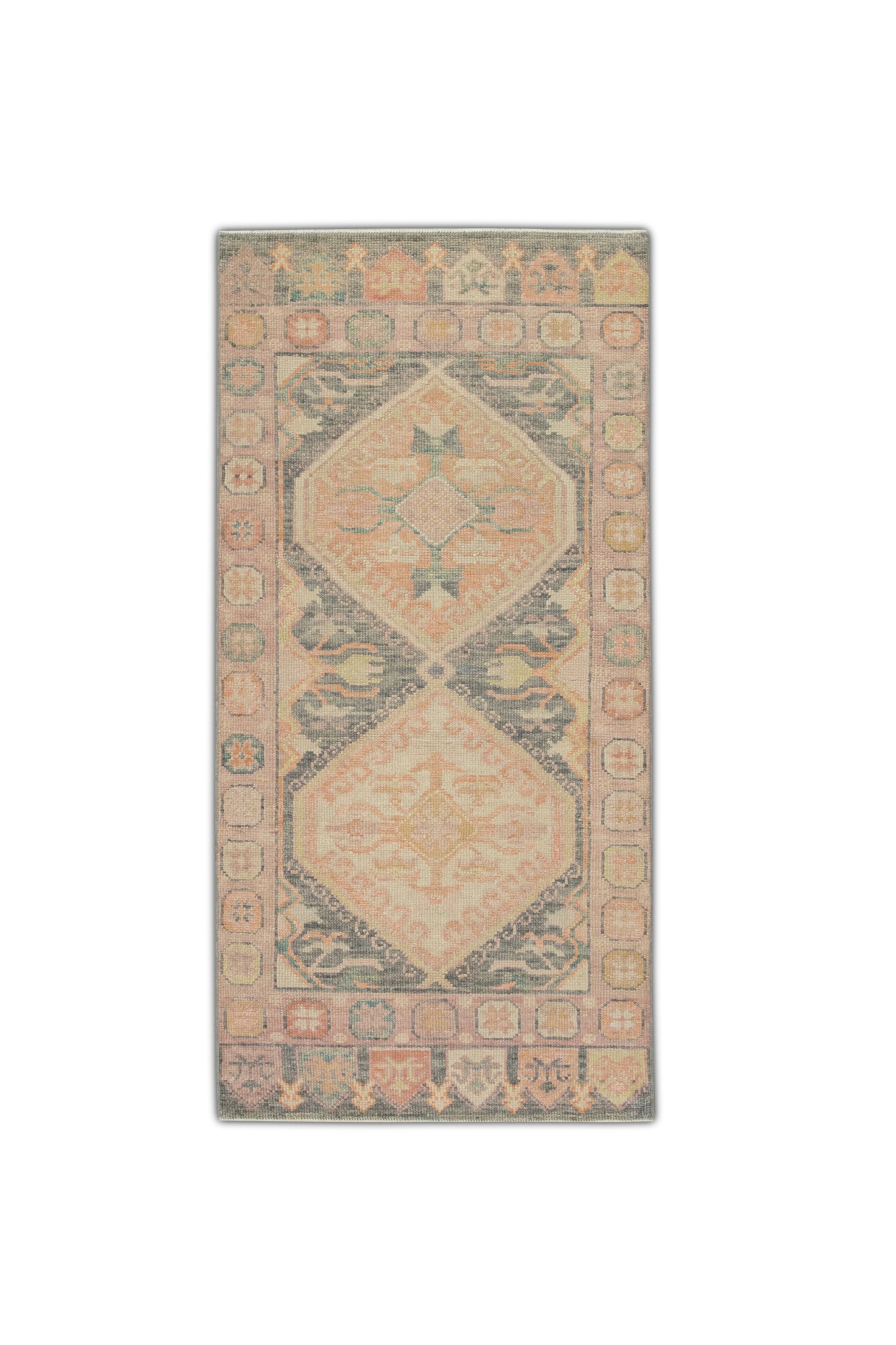 Turkish Oushak Rug 3' x 6'2" #4403
