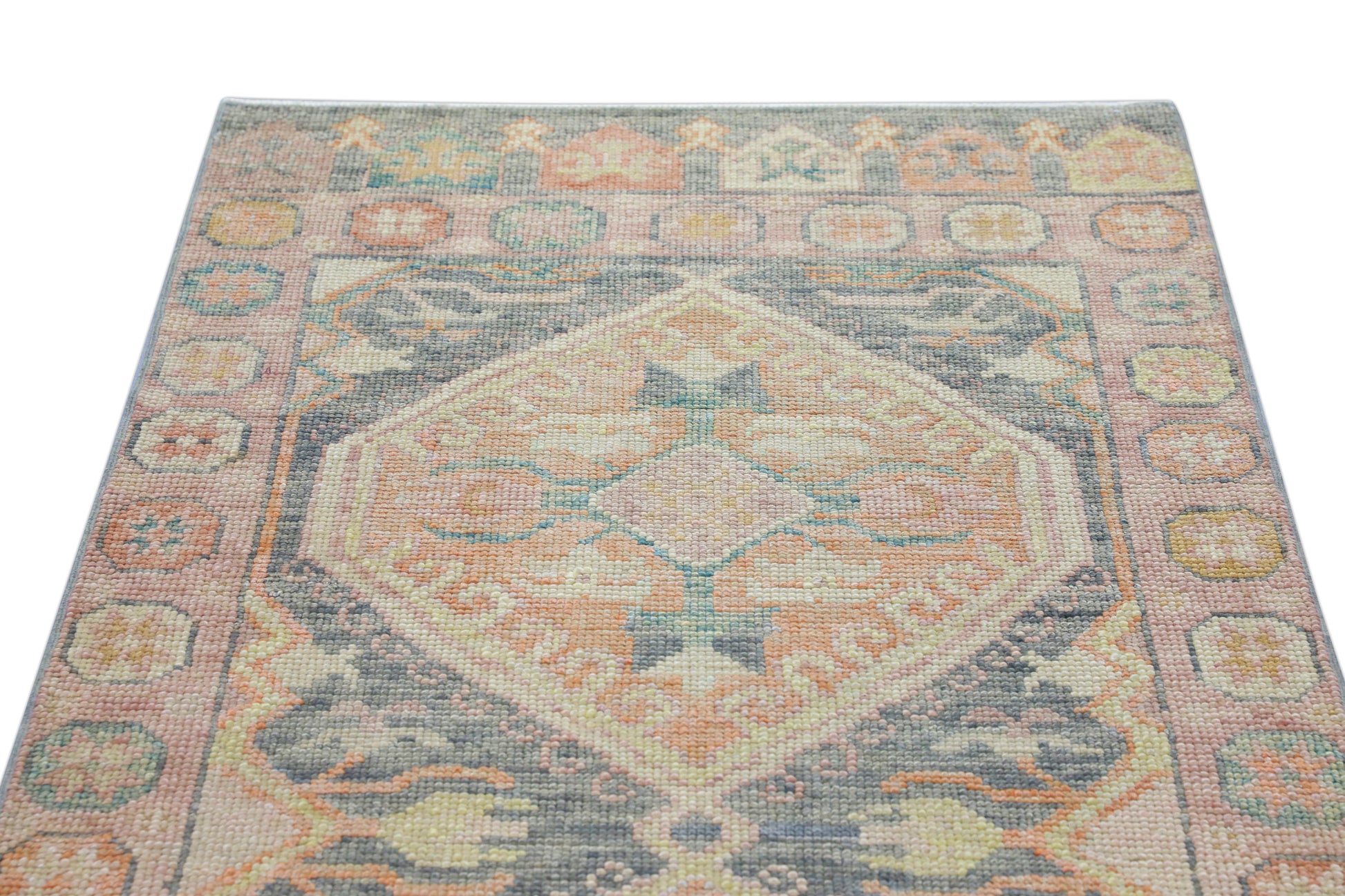 Turkish Oushak Rug 3' x 6'2" #4403
