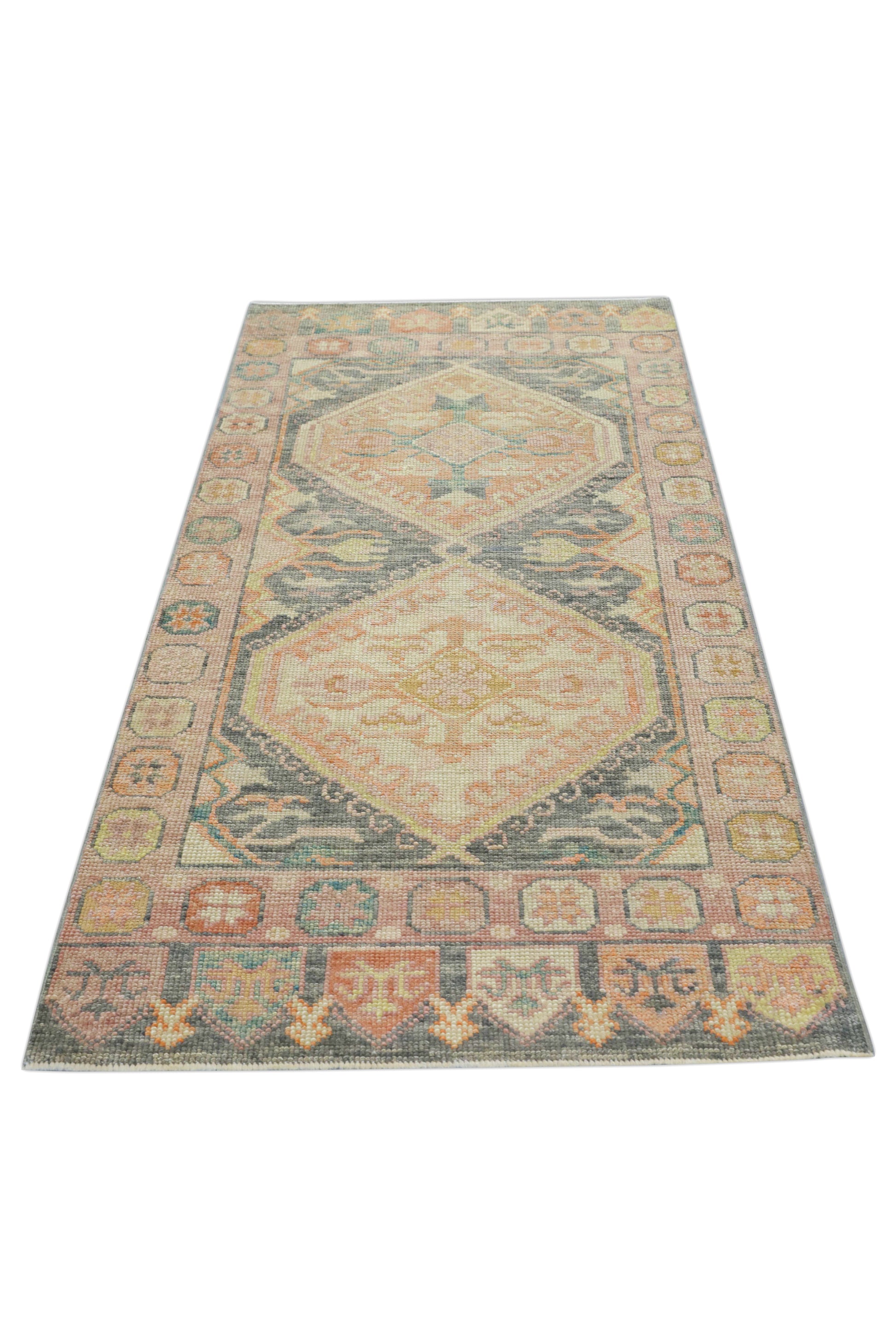 Turkish Oushak Rug 3' x 6'2" #4403