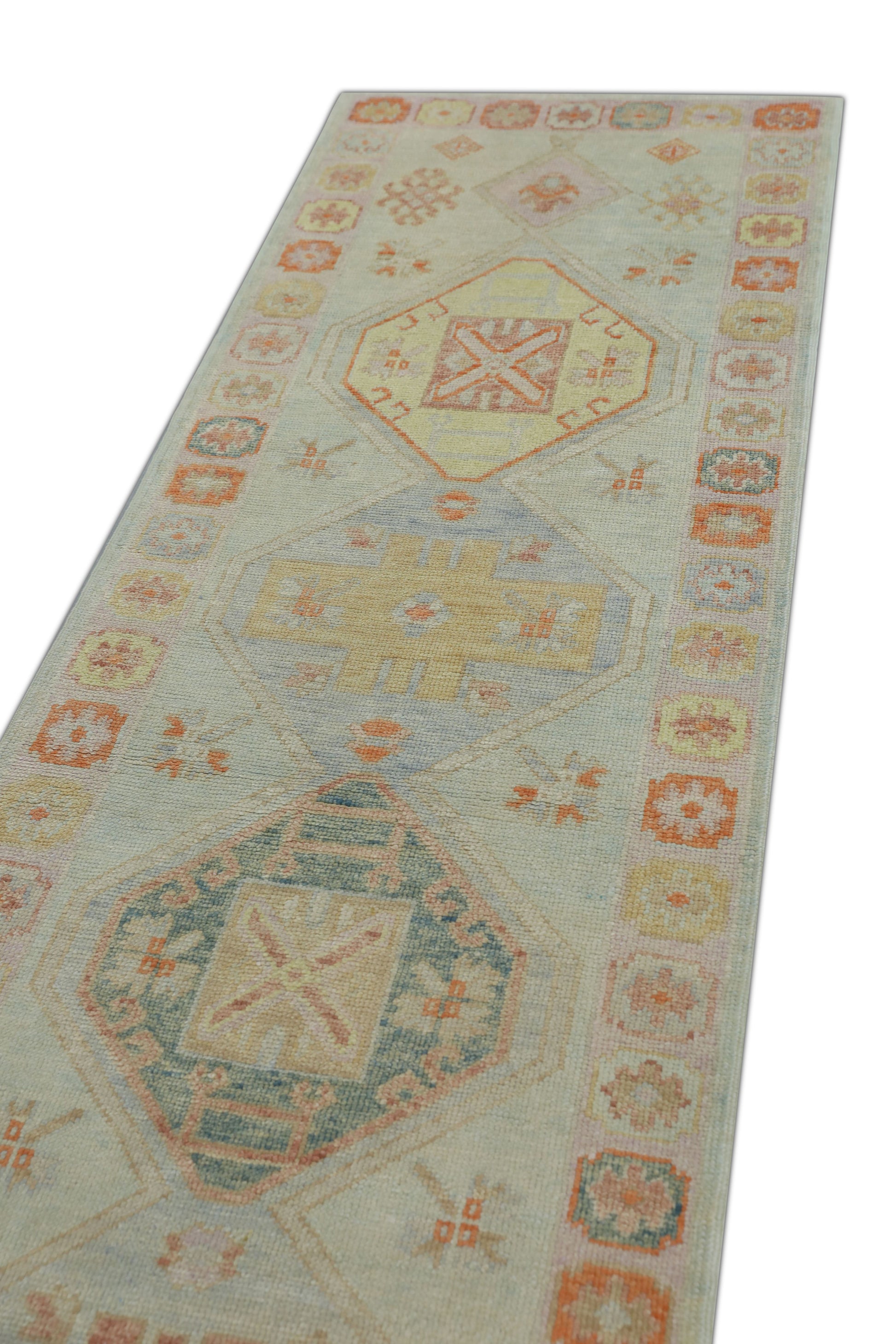 Turkish Oushak Rug 2'11 x 10'4" #1484