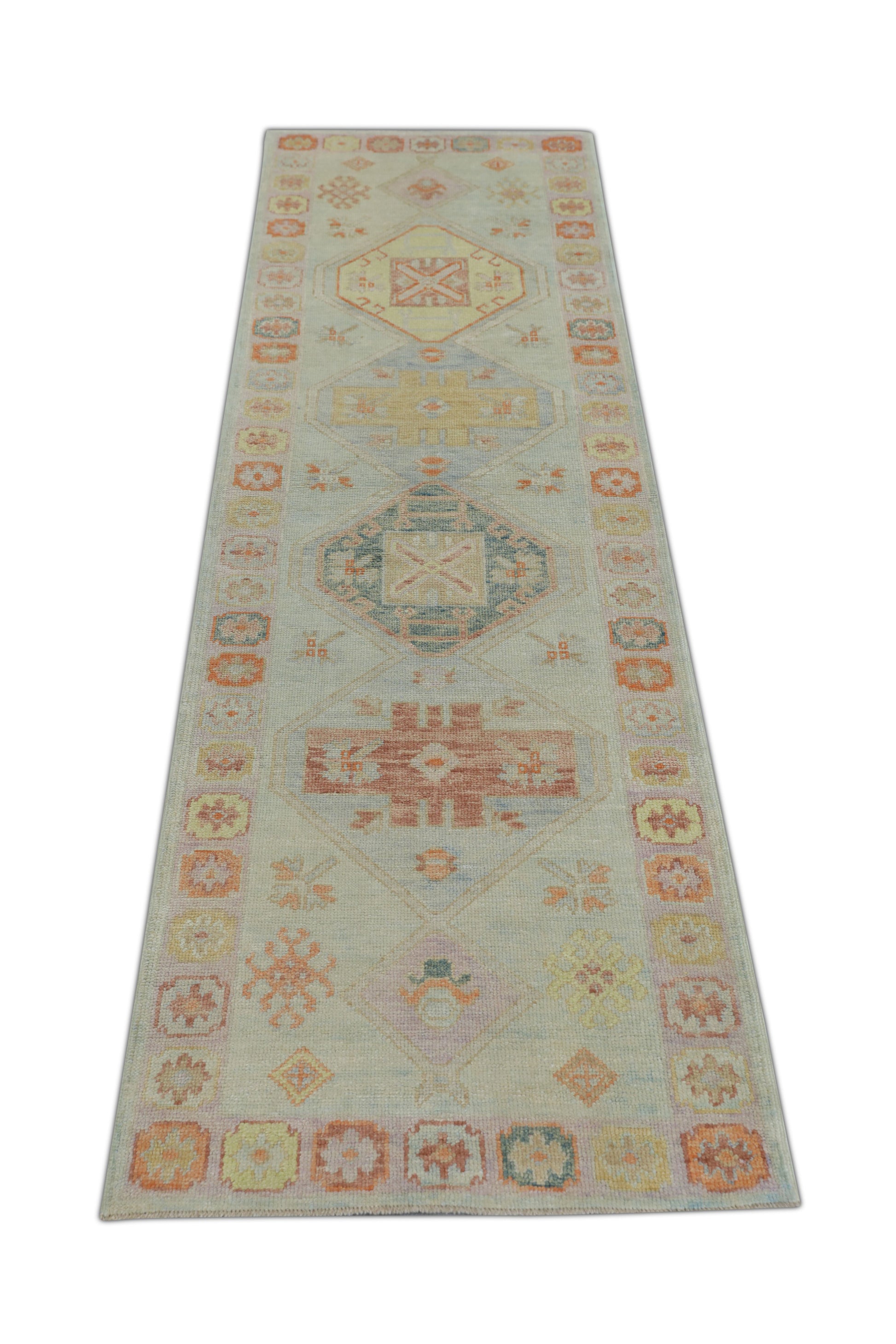 Turkish Oushak Rug 2'11 x 10'4" #1484