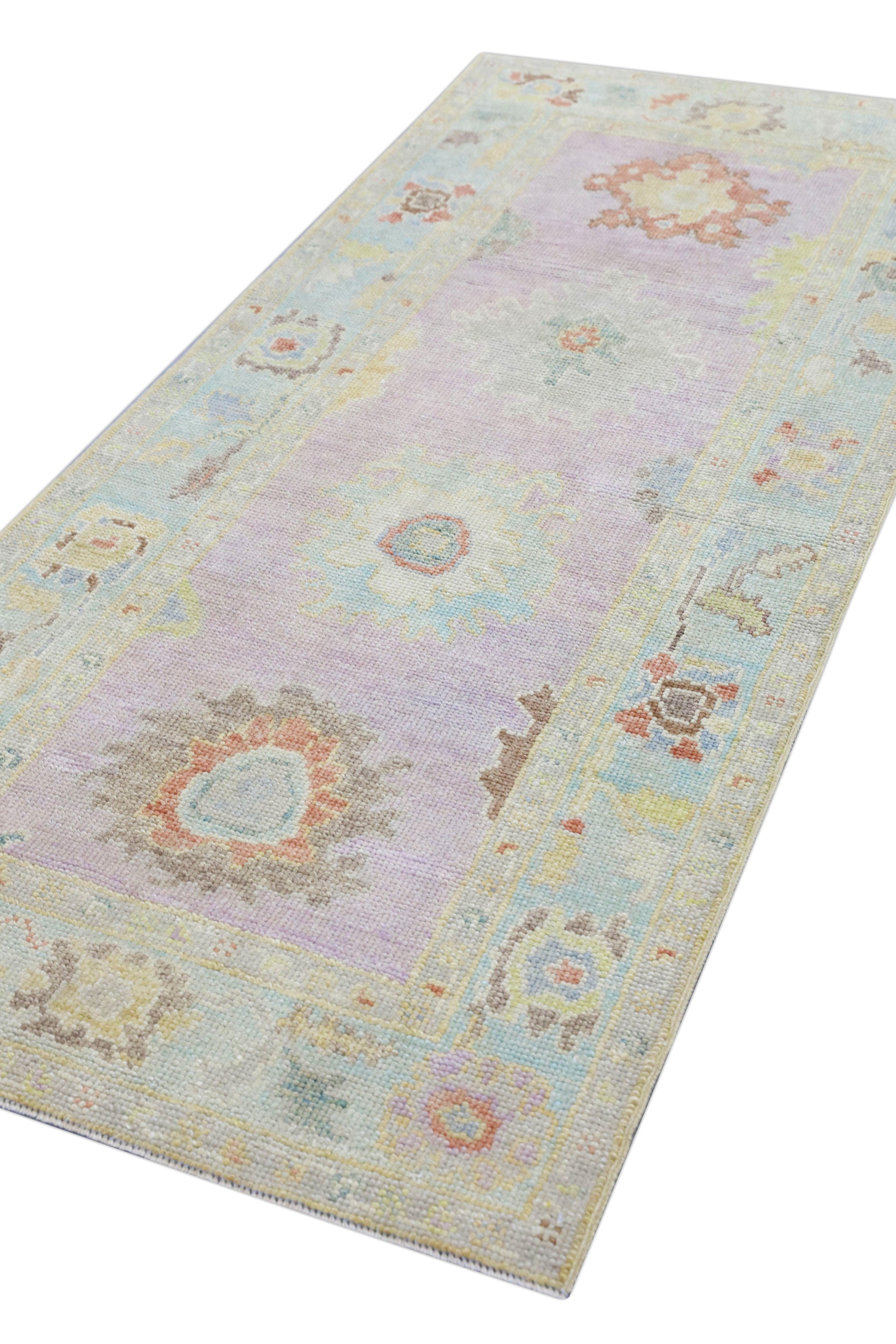 Turkish Oushak Rug 3' x 7' #4098