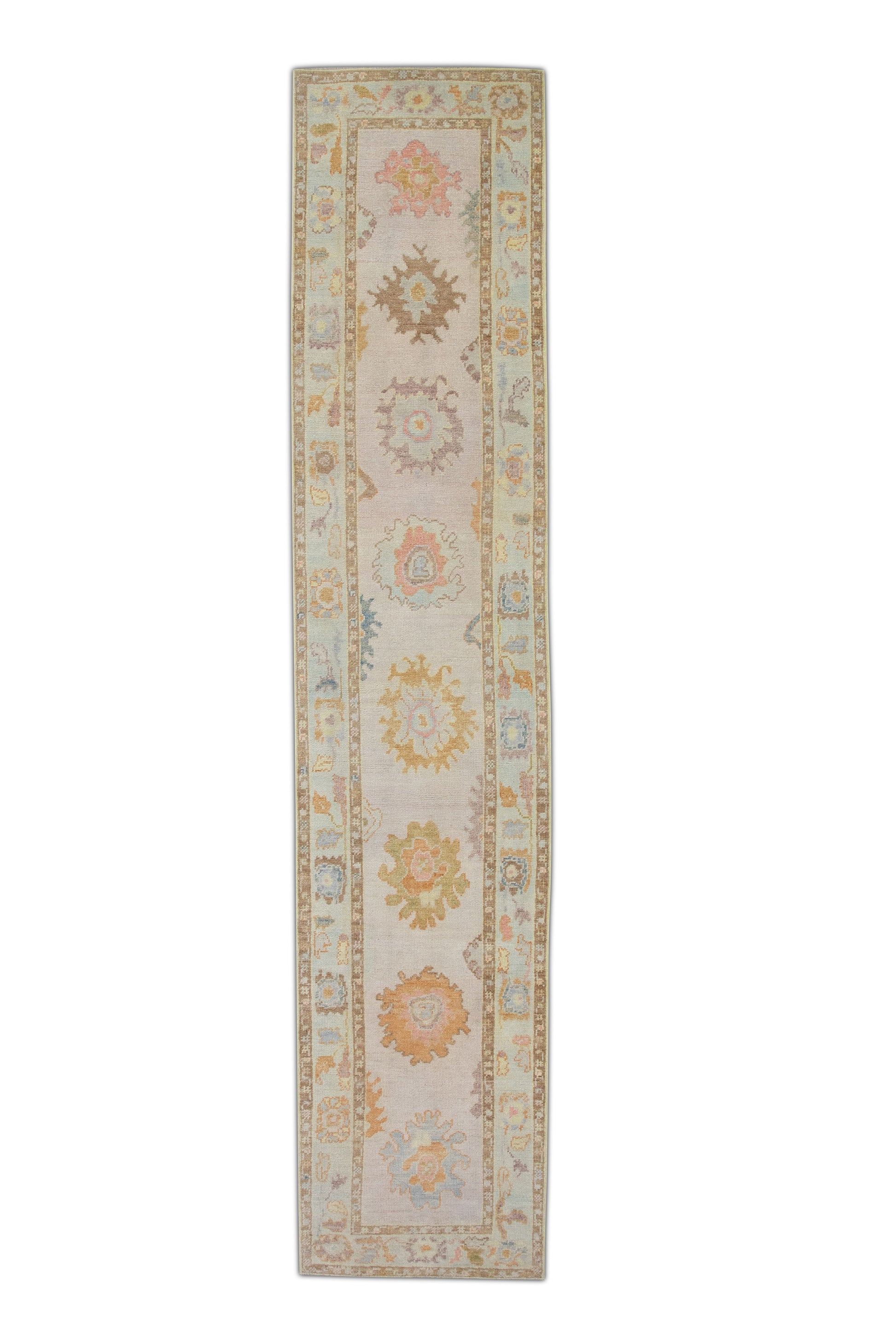 Turkish Oushak Rug 2'9" x 13'3" #4195