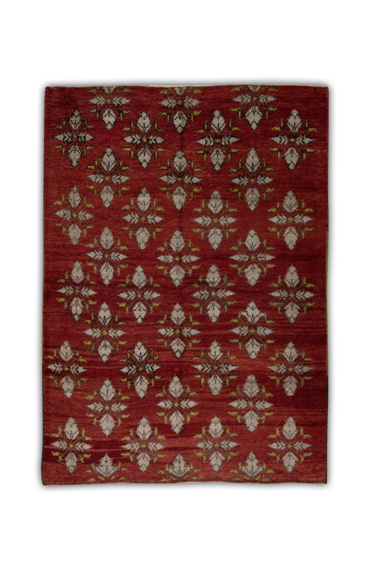 #215 Turkish Vintage Anatolian Rug  5'2" x 7'2”