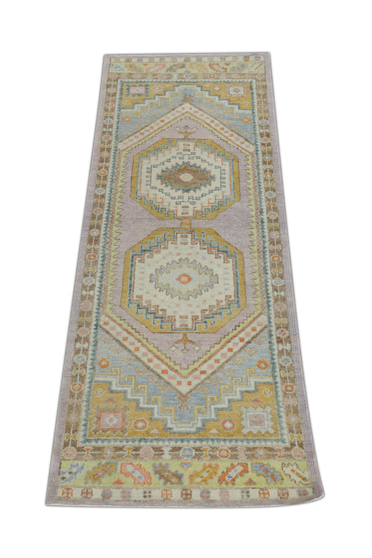 #873 Turkish Oushak 3' x 8'6"