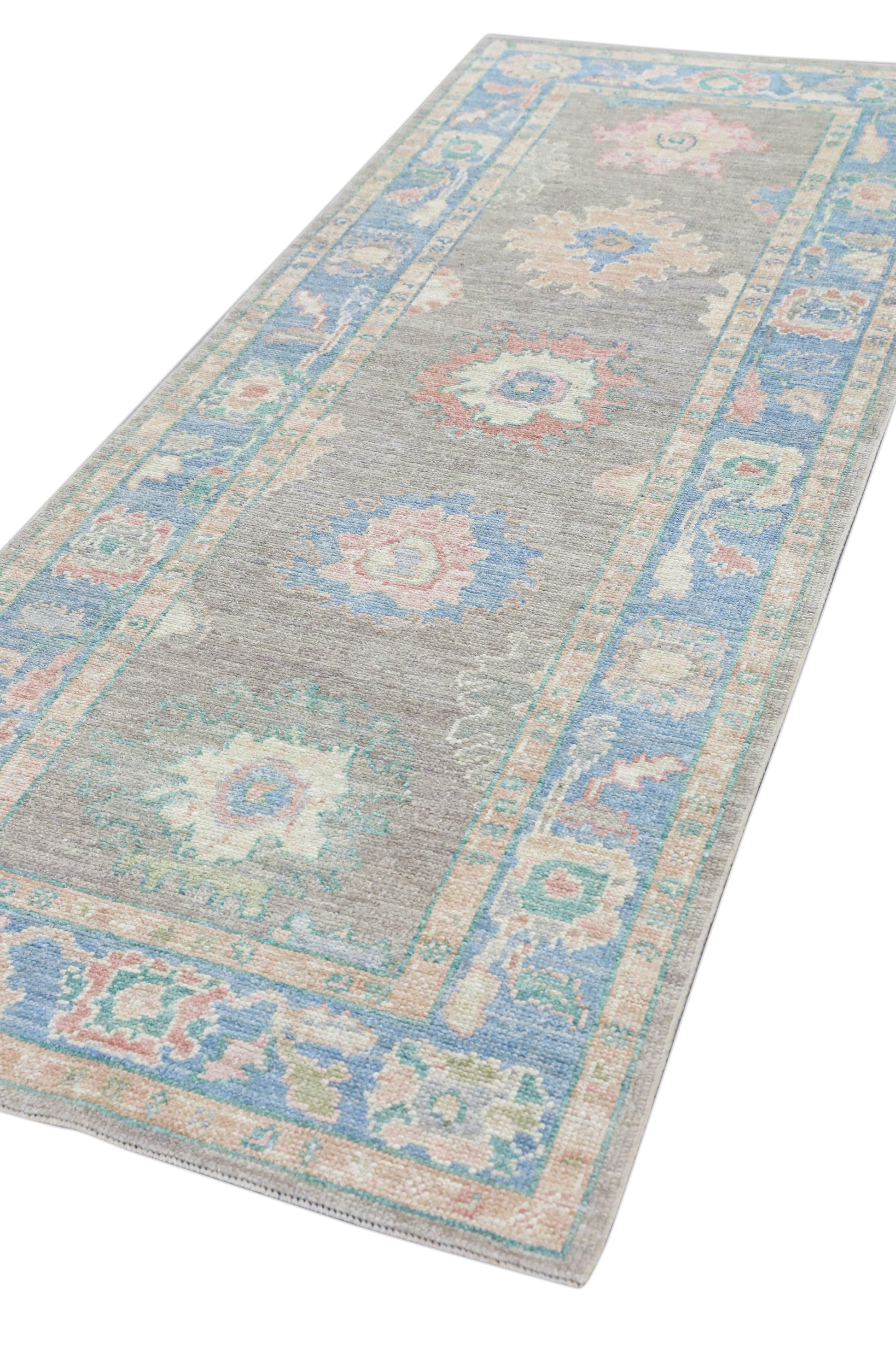 Turkish Oushak Rug 3'1" x 7'9" #4079