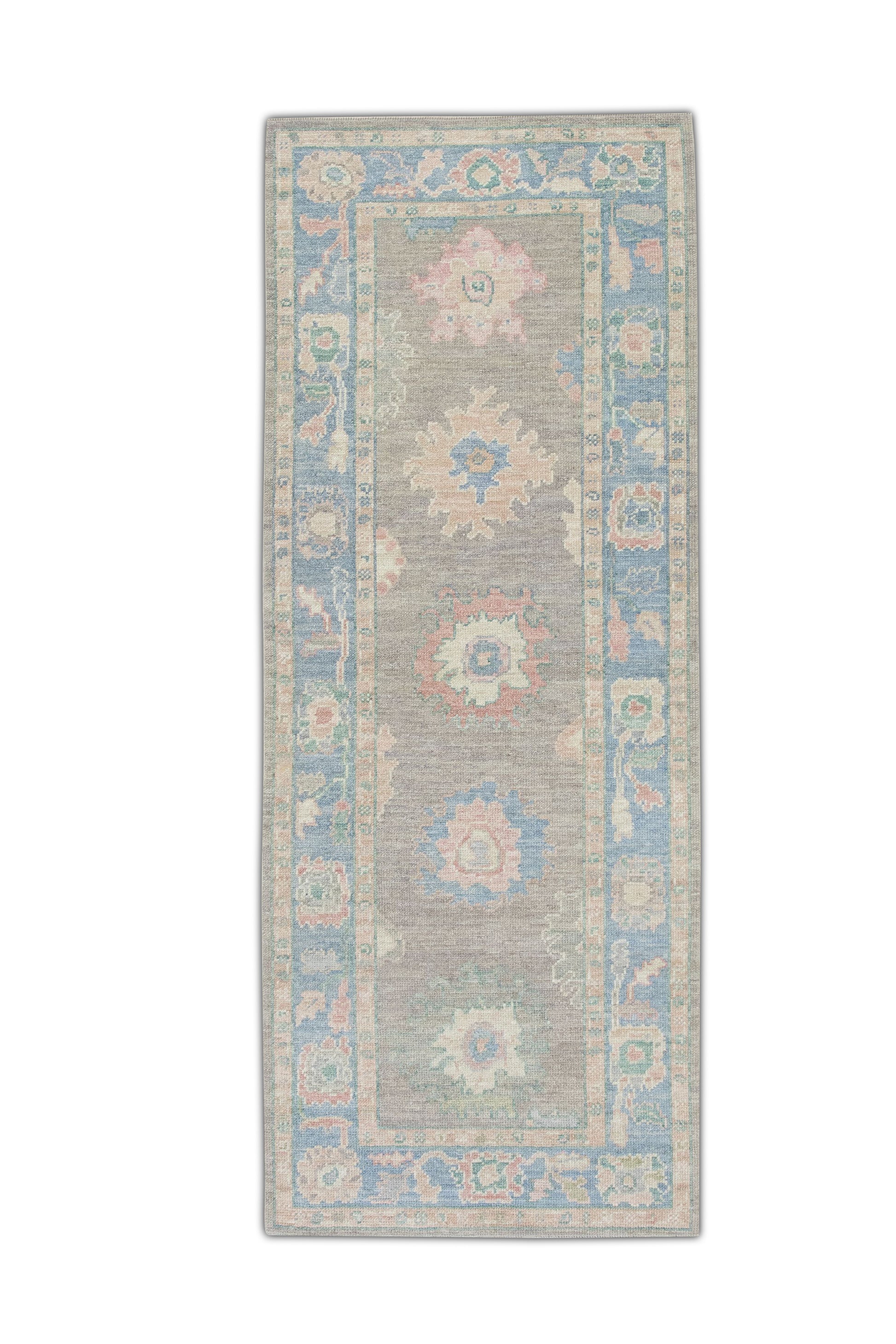 Turkish Oushak Rug 3'1" x 7'9" #4079