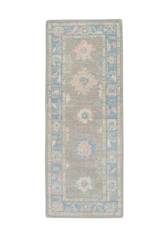 #4079 Turkish Oushak 3'1" x 7'9"