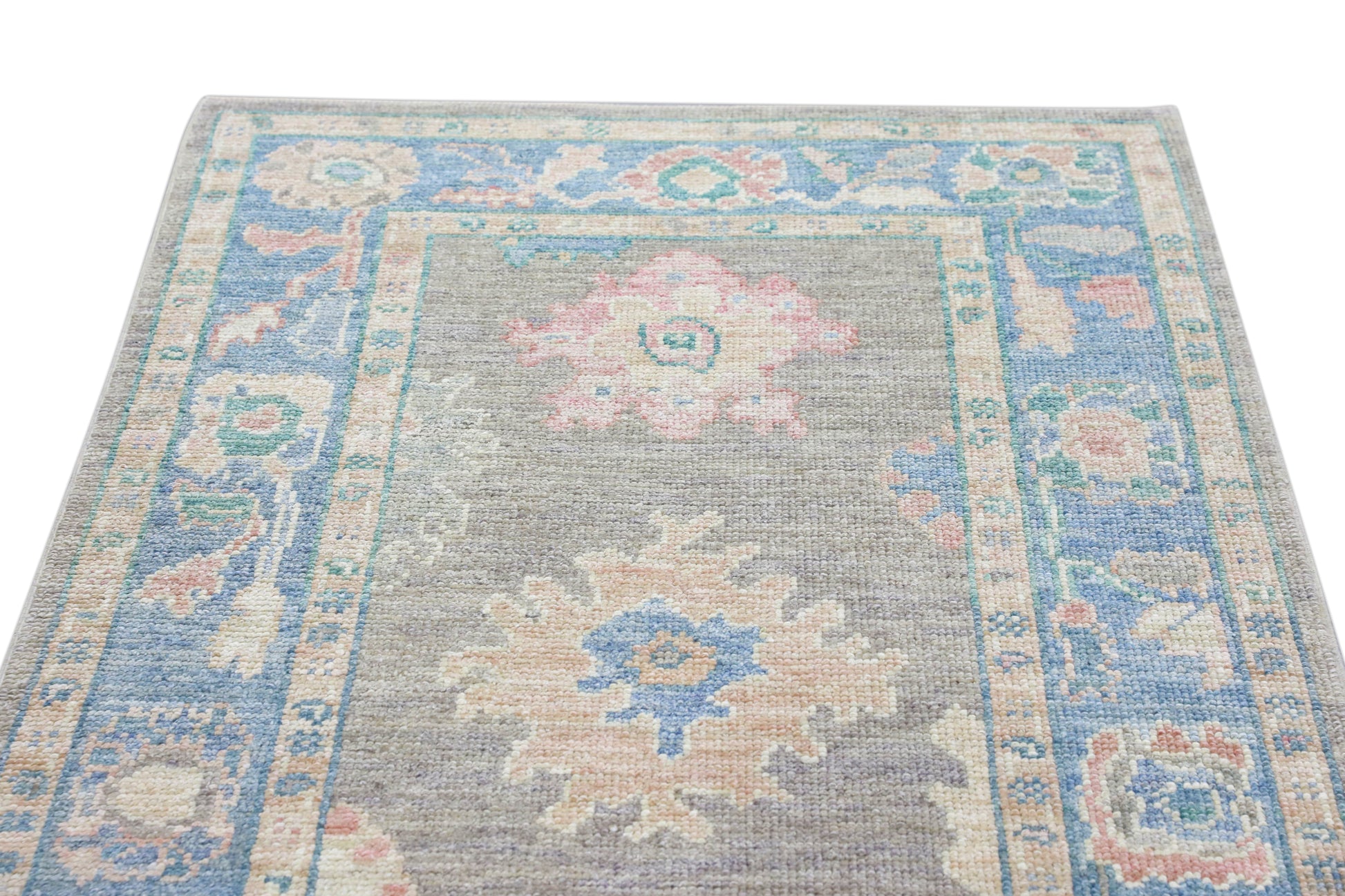 Turkish Oushak Rug 3'1" x 7'9" #4079