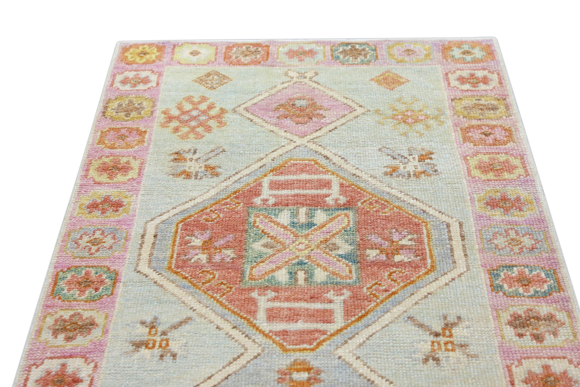 Turkish Oushak Rug 2'11" x 11'8" #4210