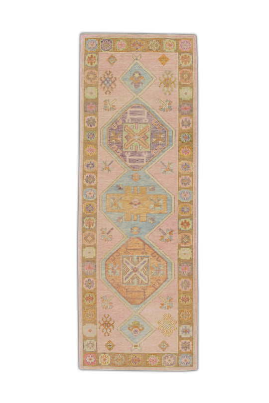 #4157 Turkish Oushak 3' x 8'4"