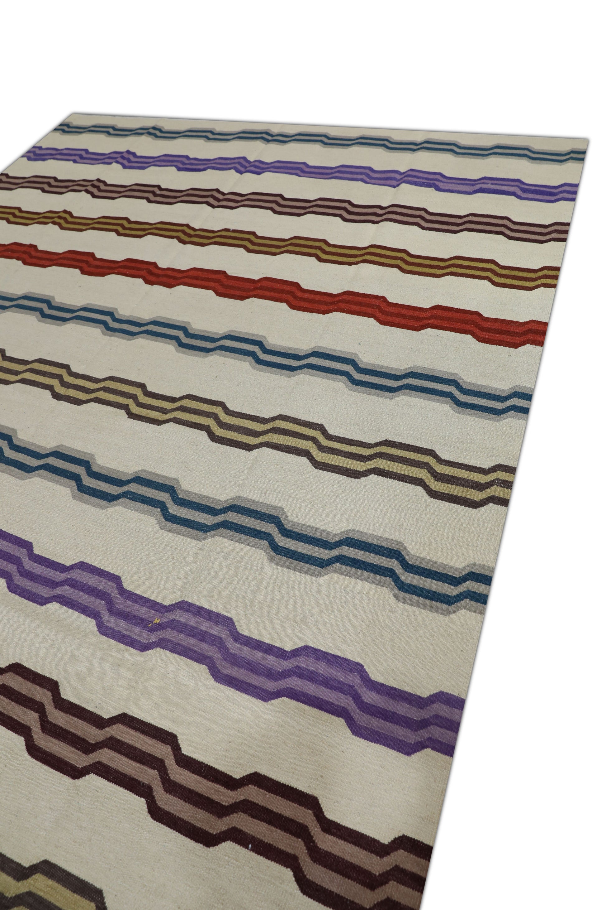 Oriental Flatweave Turkish Kilim 9'1 x 12'7" #2013