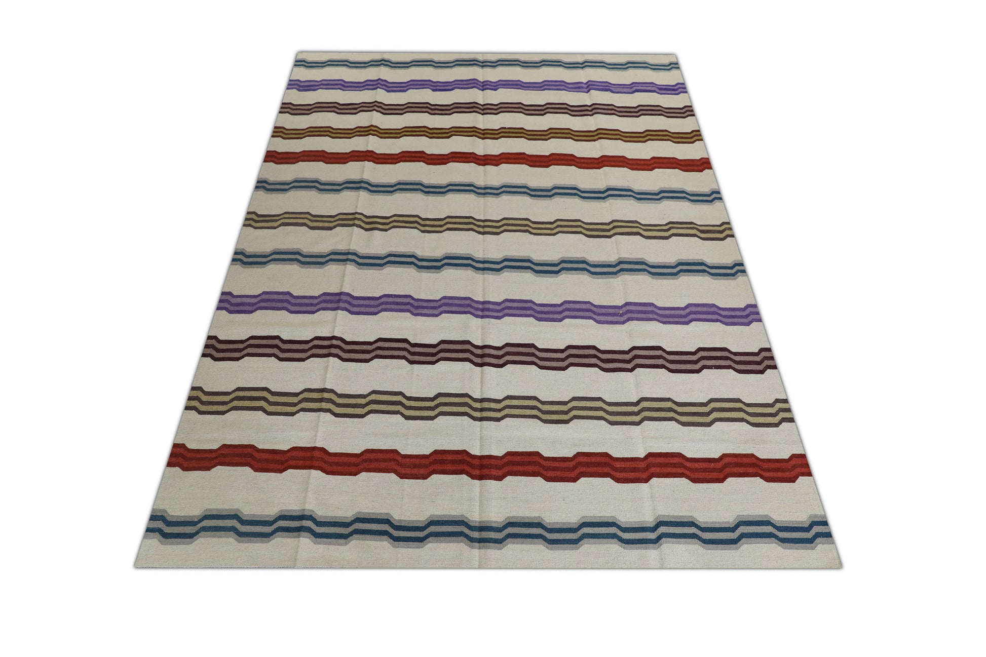 Oriental Flatweave Turkish Kilim 9'1 x 12'7" #2013