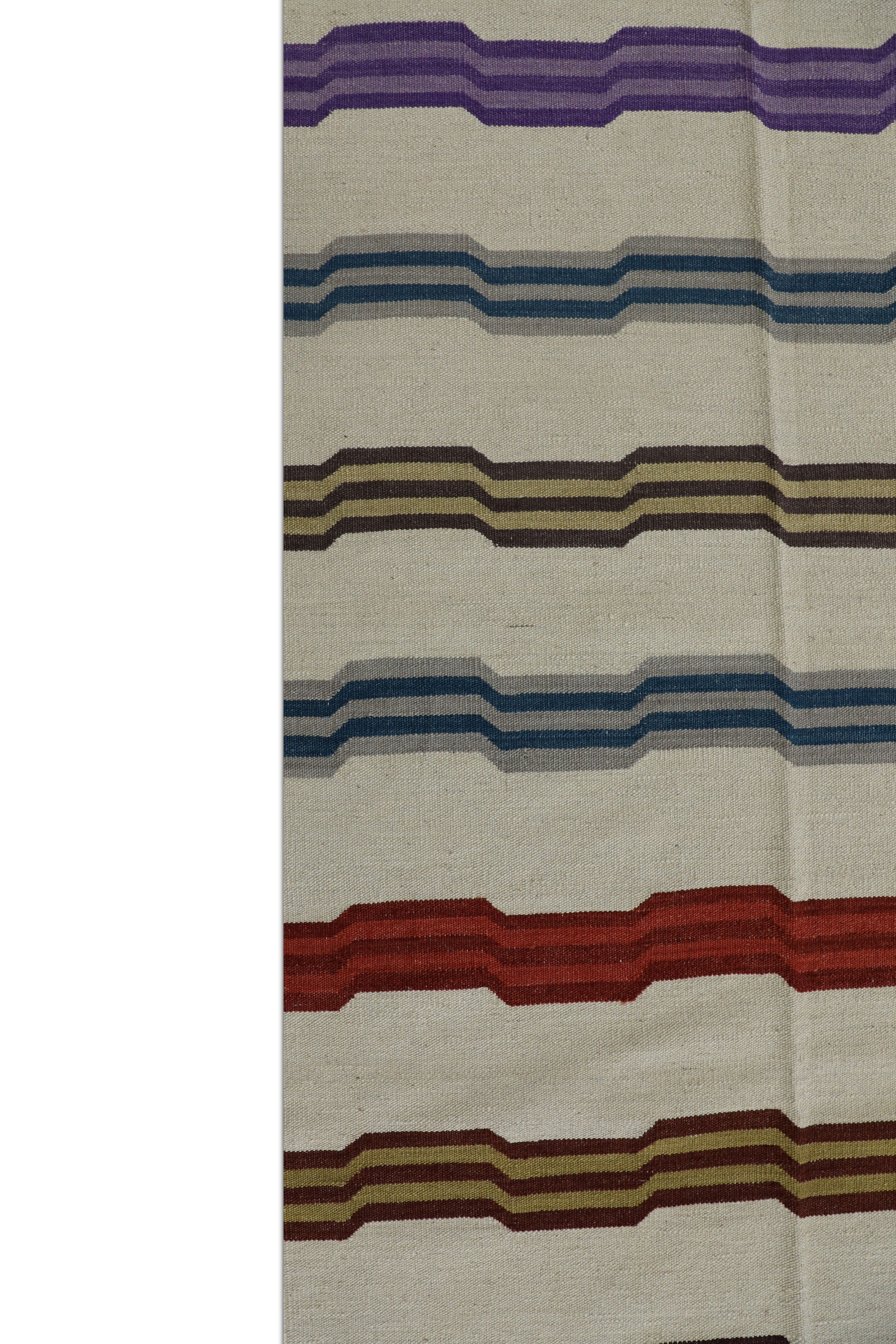 Oriental Flatweave Turkish Kilim 8'6" x 10'8" #2017
