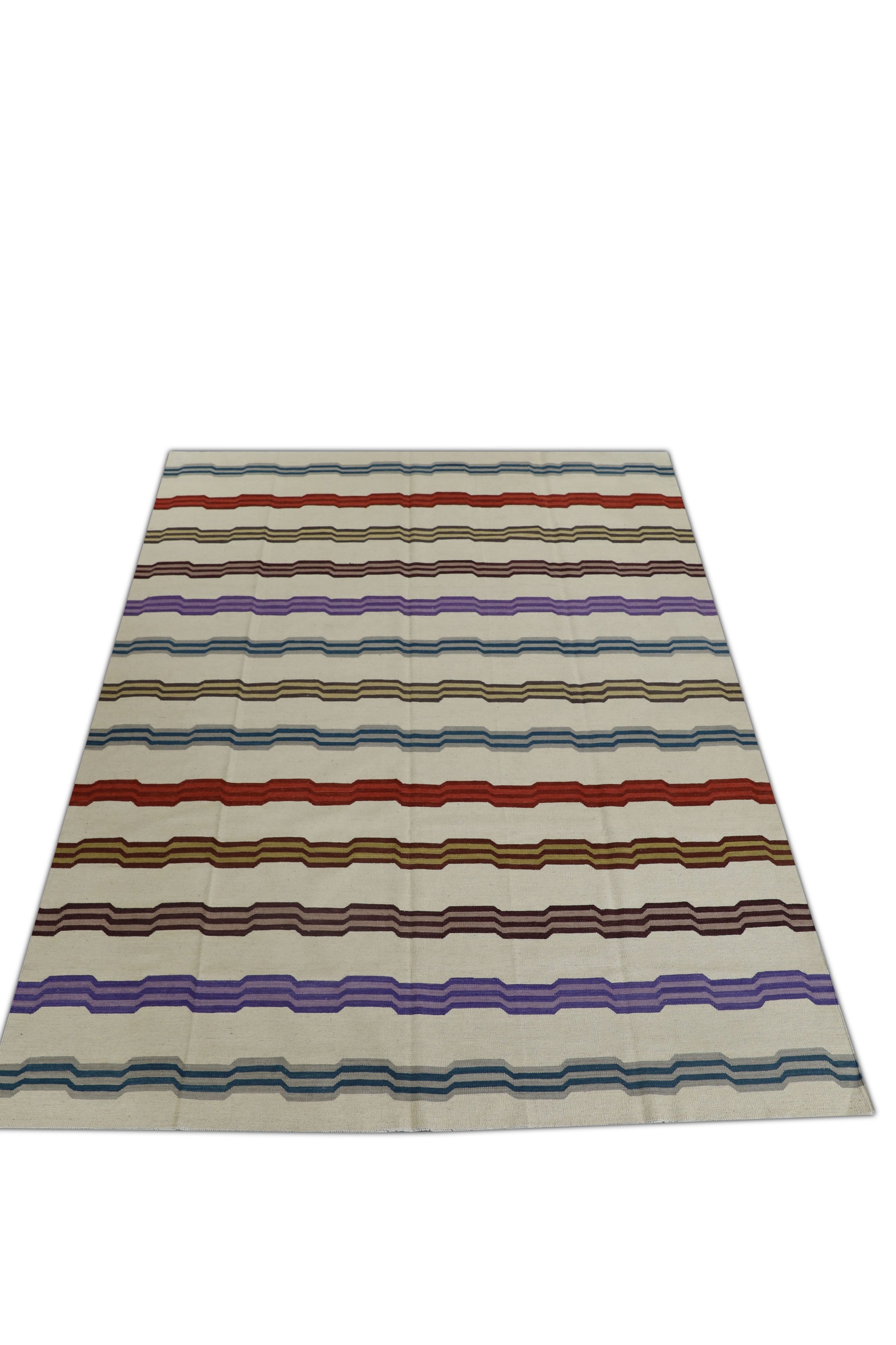 Oriental Flatweave Turkish Kilim 8'6" x 10'8" #2017