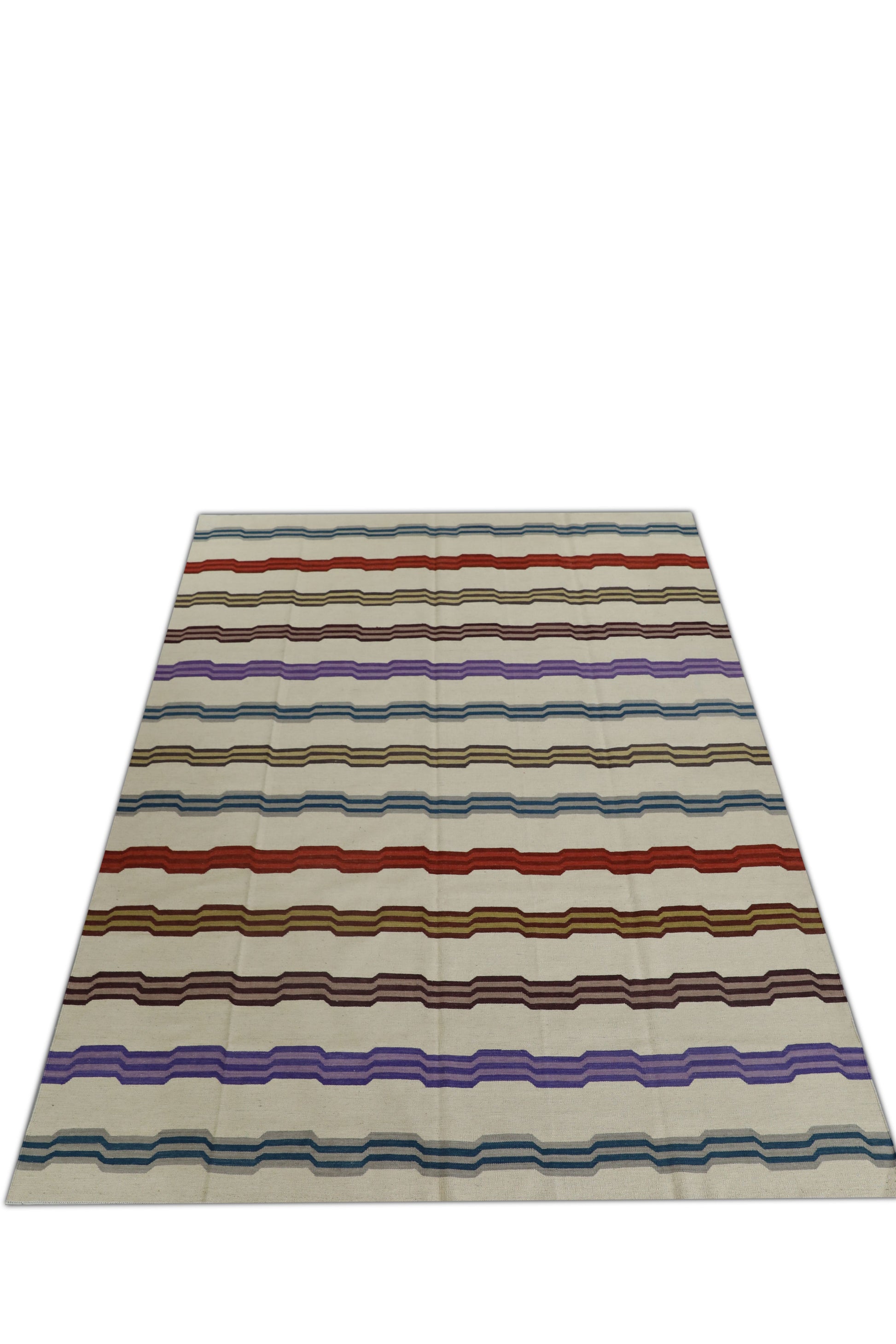 Oriental Flatweave Turkish Kilim 8'6" x 10'8" #2017