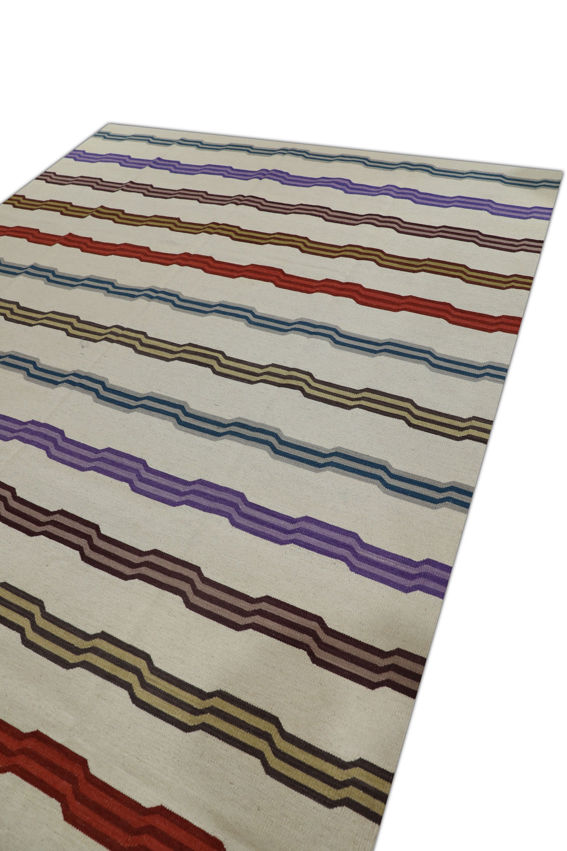 Oriental Flatweave Turkish Kilim 8'6" x 10'8" #2019