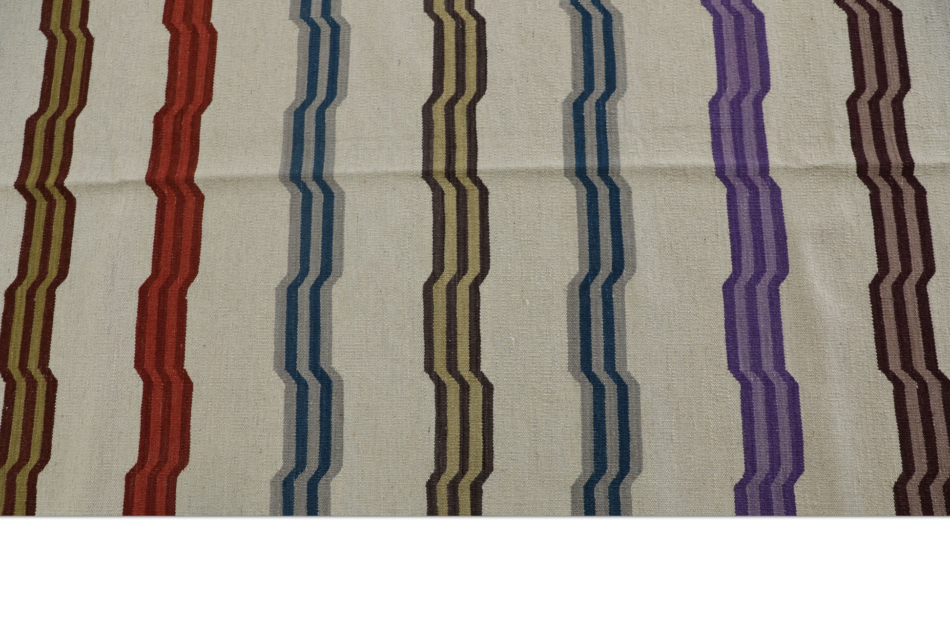 Oriental Flatweave Turkish Kilim 8'6" x 10'8" #2019