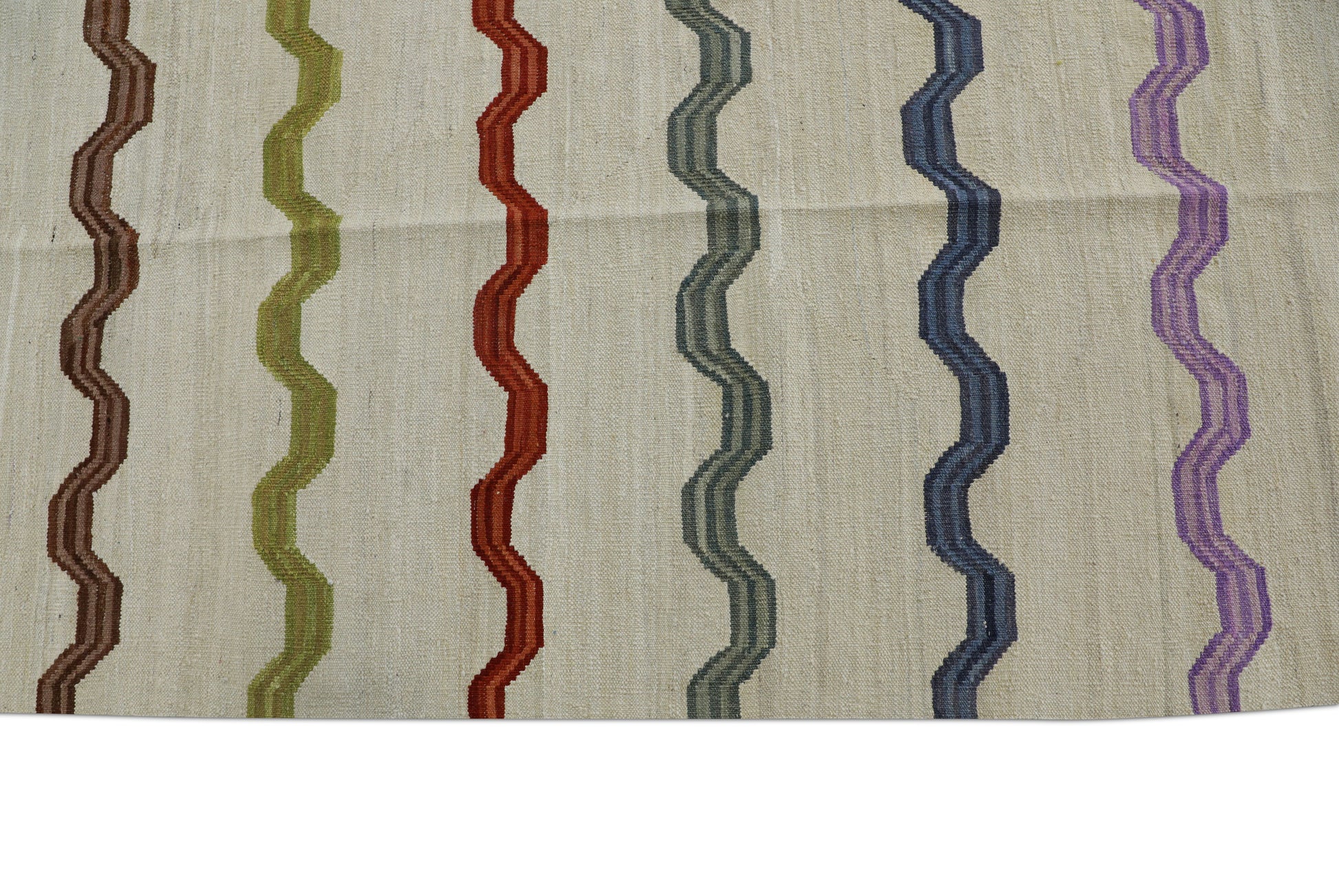Oriental Flatweave Turkish Kilim 8'1" x 10'8" #2022
